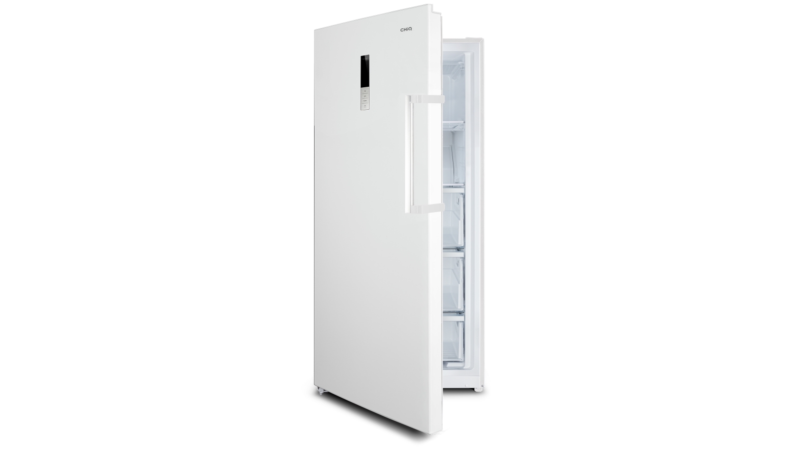 CHiQ 311L Left Hinge Hybrid Vertical Freezer White Harvey Norman