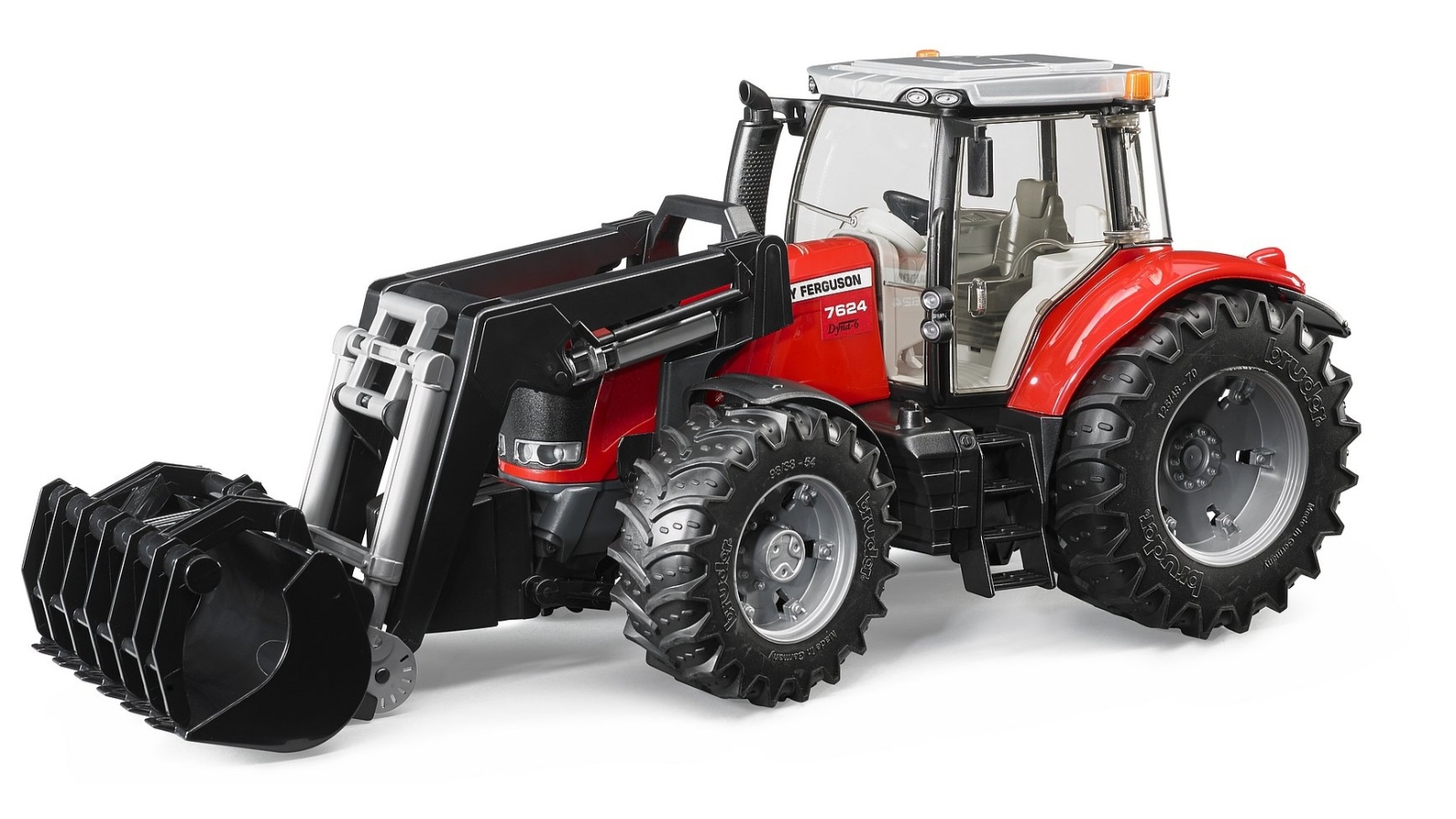 Bruder 7624 Massey Ferguson with Frontloader 03047