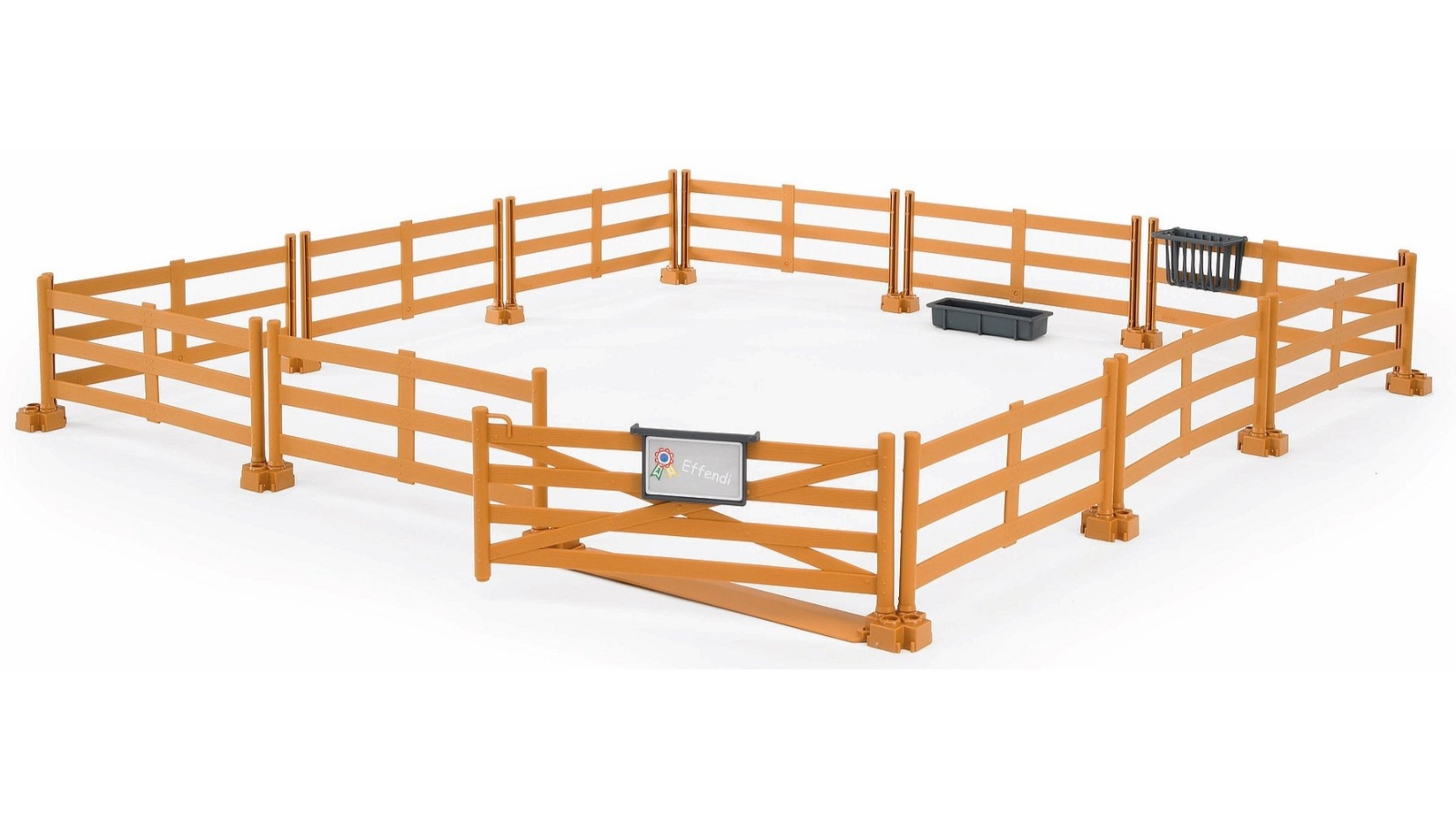 Bruder Pasture Fence (brown) - Bruder Leisure Time 62604