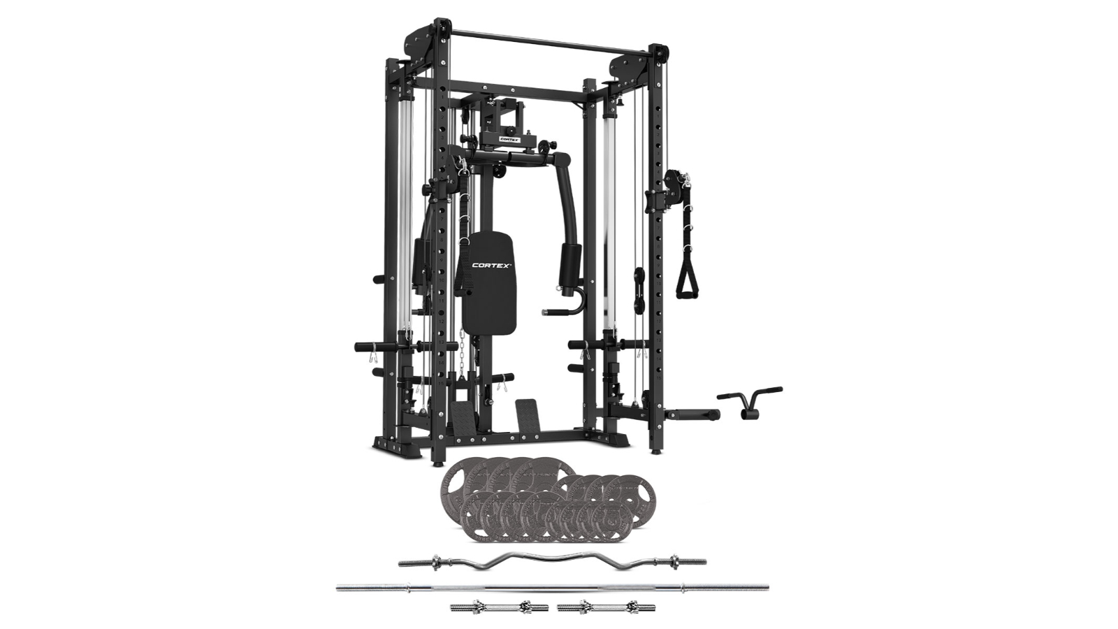 Cortex PR5 Folding Power Rack with 90kg Standard Bar Set