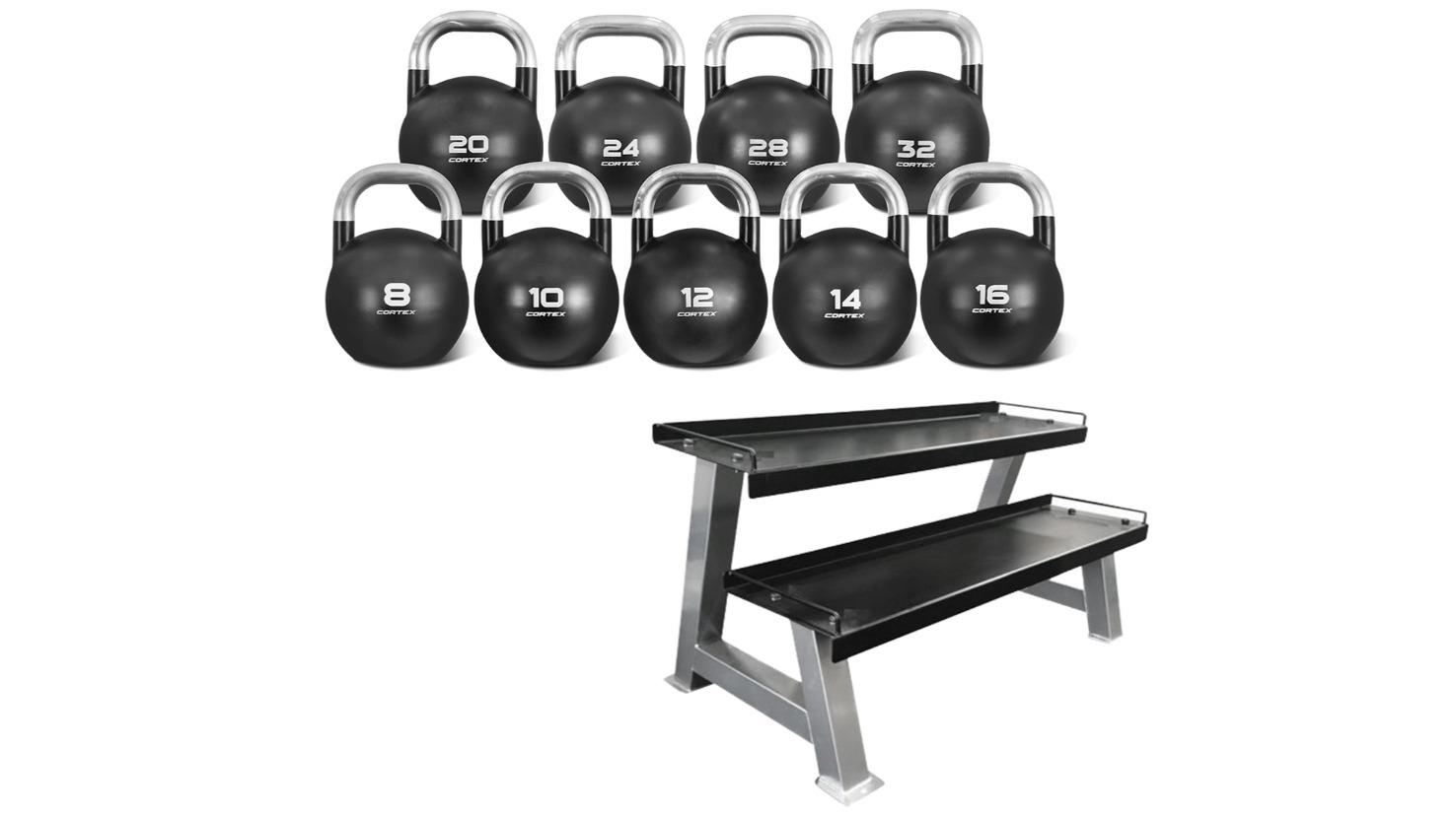 CORTEX 20kg Commercial Grade Steel Kettlebell V2 – Lifespan Fitness