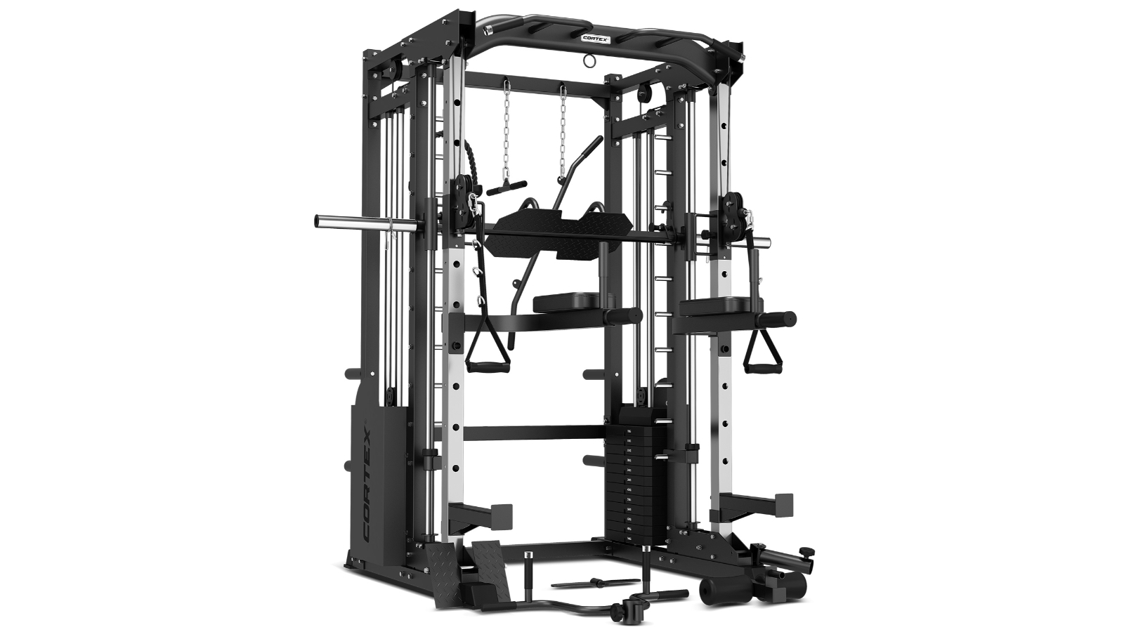 Cortex SM-25 6-in-1 Power Rack with Smith and Cable Machine