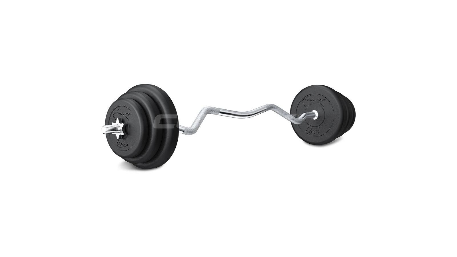 Cortex EnduraShell CurlBar Weights - 40kg