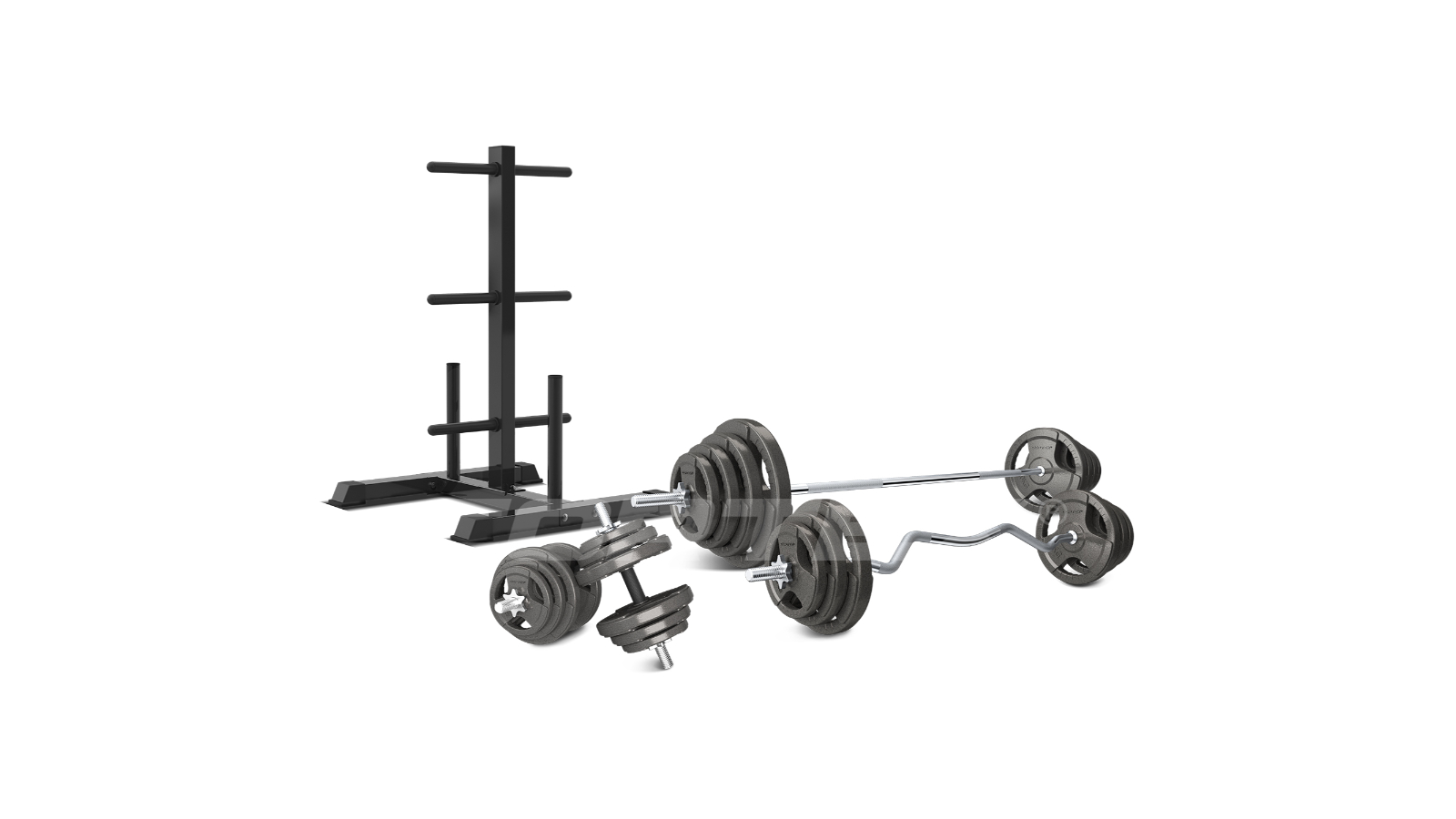 Cortex Tri-Grip 25mm Barbell Tree 90kg Harvey Norman