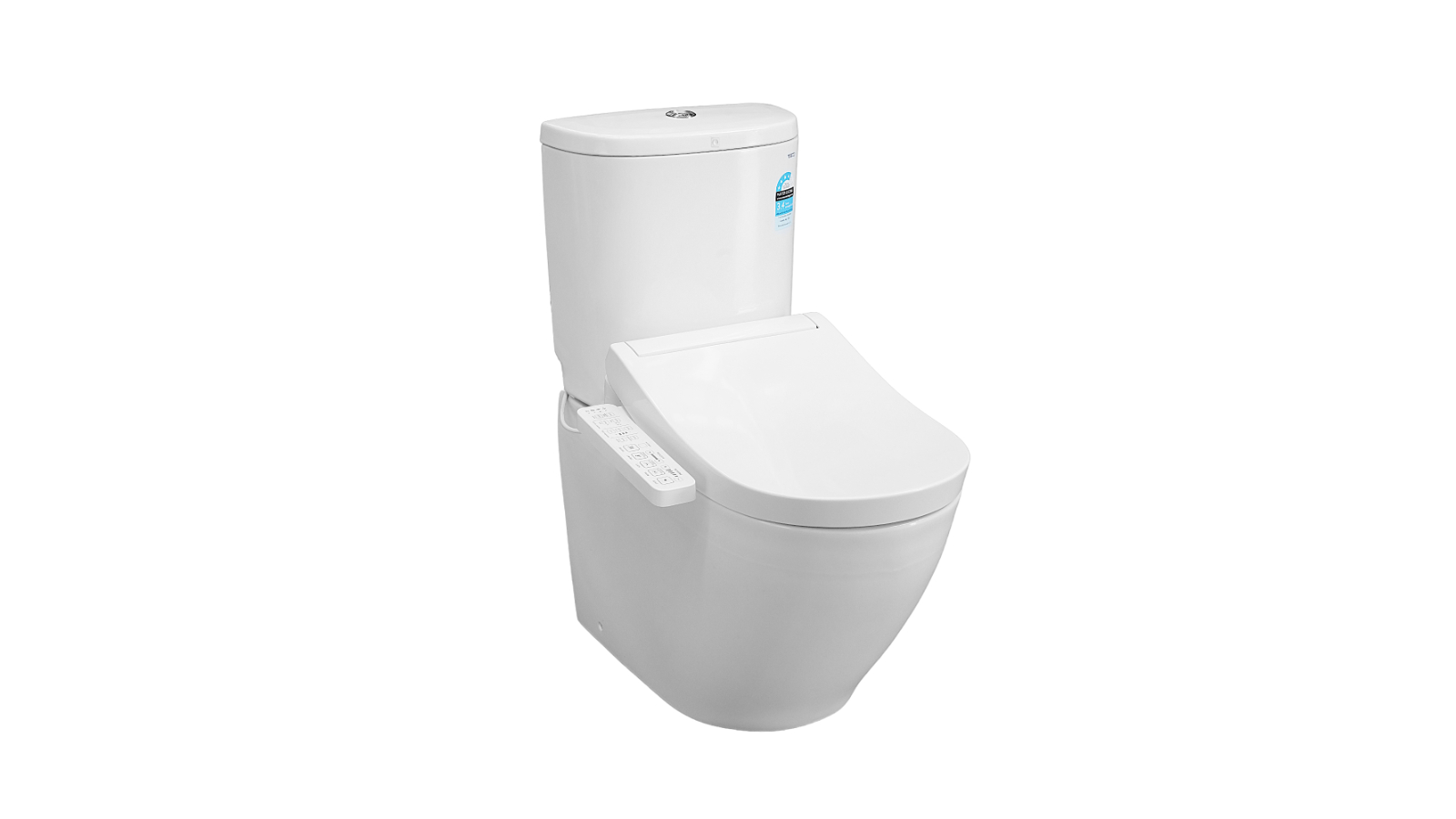 TOTO Basic+ Back to Wall Toilet Suite with S2 Washlet D-Shape with Side ...