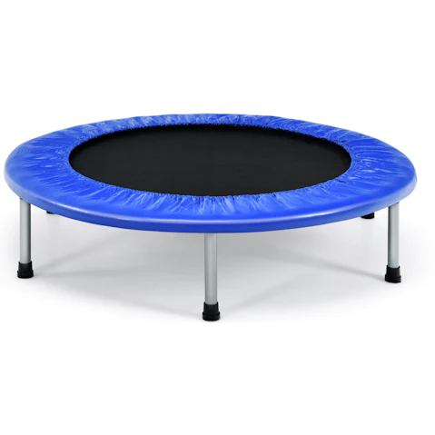 Costway Portable Outdoor Trampoline - Blue