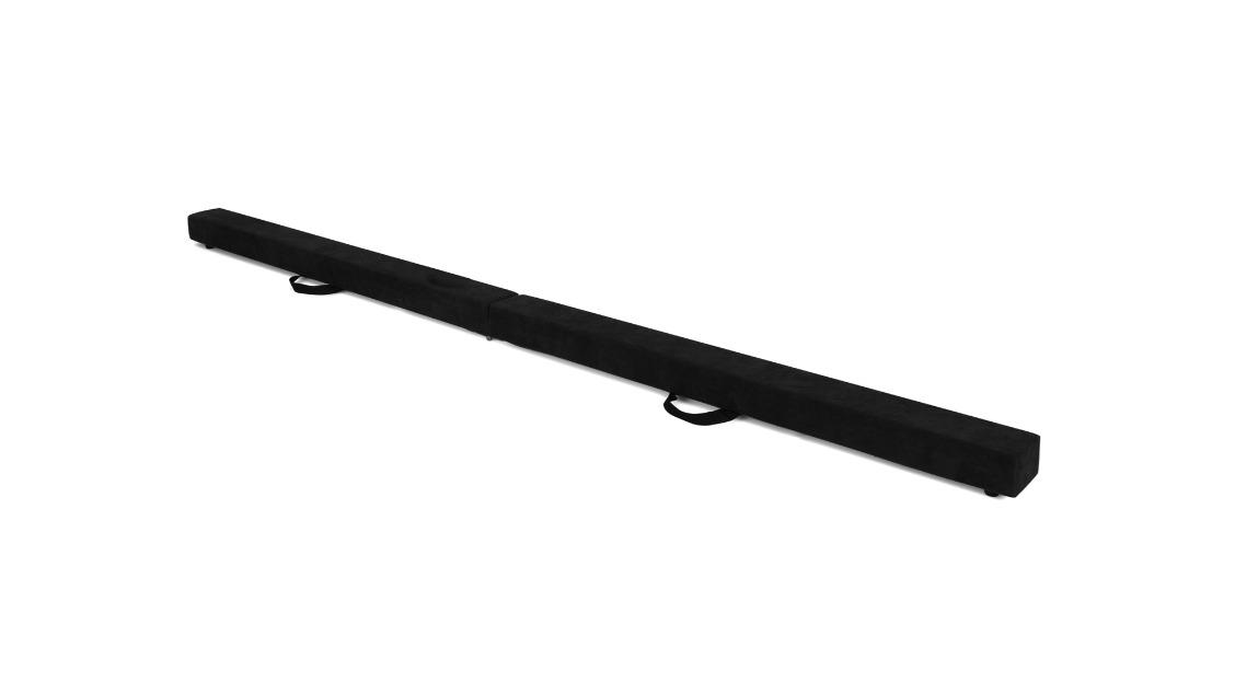 Costway 7ft Gymnastic Floor Balance Beam with Handle - Black
