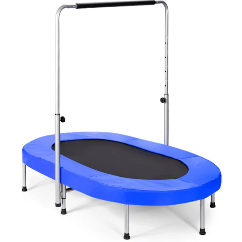 Costway Foldable Trampoline for 2 - Blue