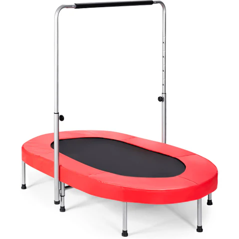 Costway Foldable Trampoline for 2 - Red