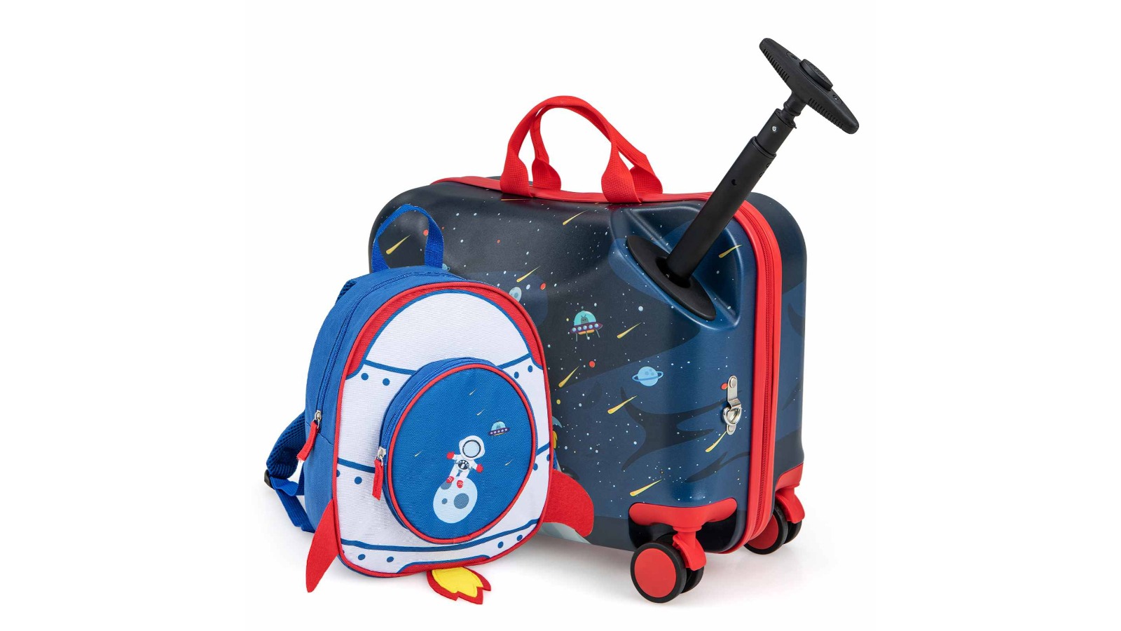 Costway 2 Piece Astronaut Ride-on Luggage