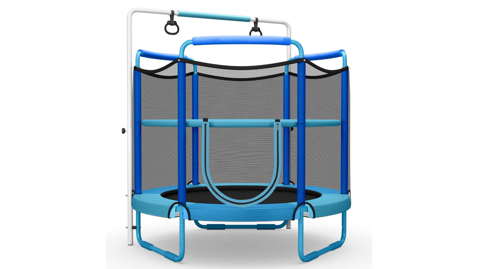 Costway 3-in-1 Seamless Trampoline with Enclosure Net