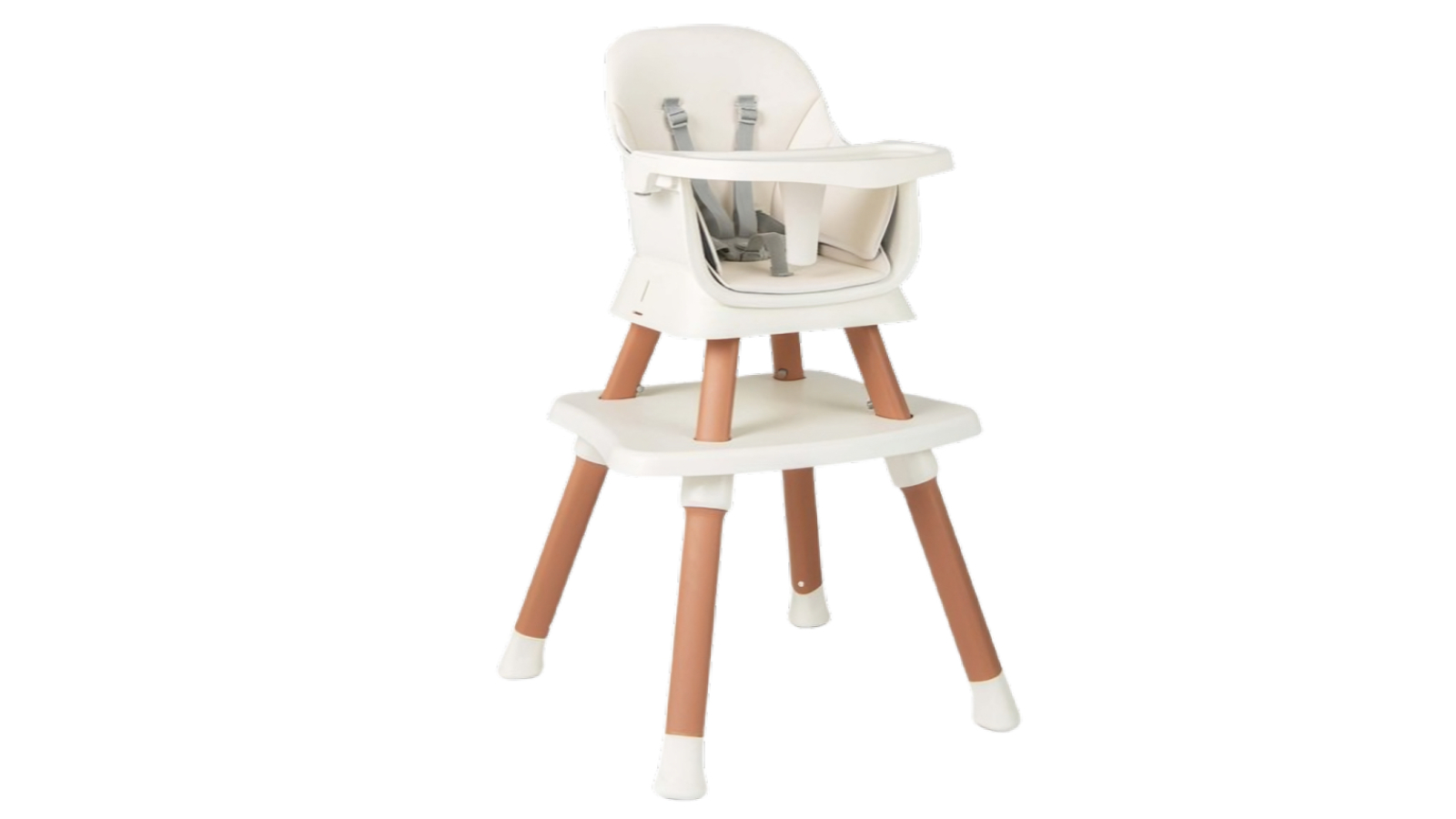 Costway 8-in-1 Soft Cushion Babies High Chair with Removable Tray 