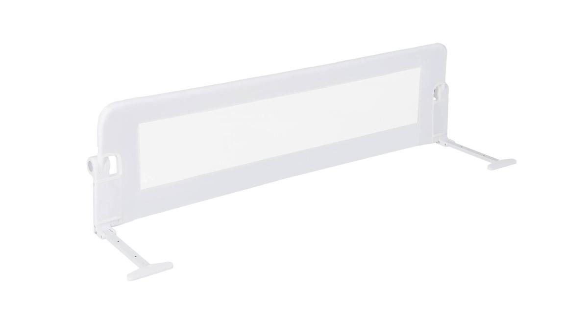 Costway Foldable Security Guardrail Bed Rail - White