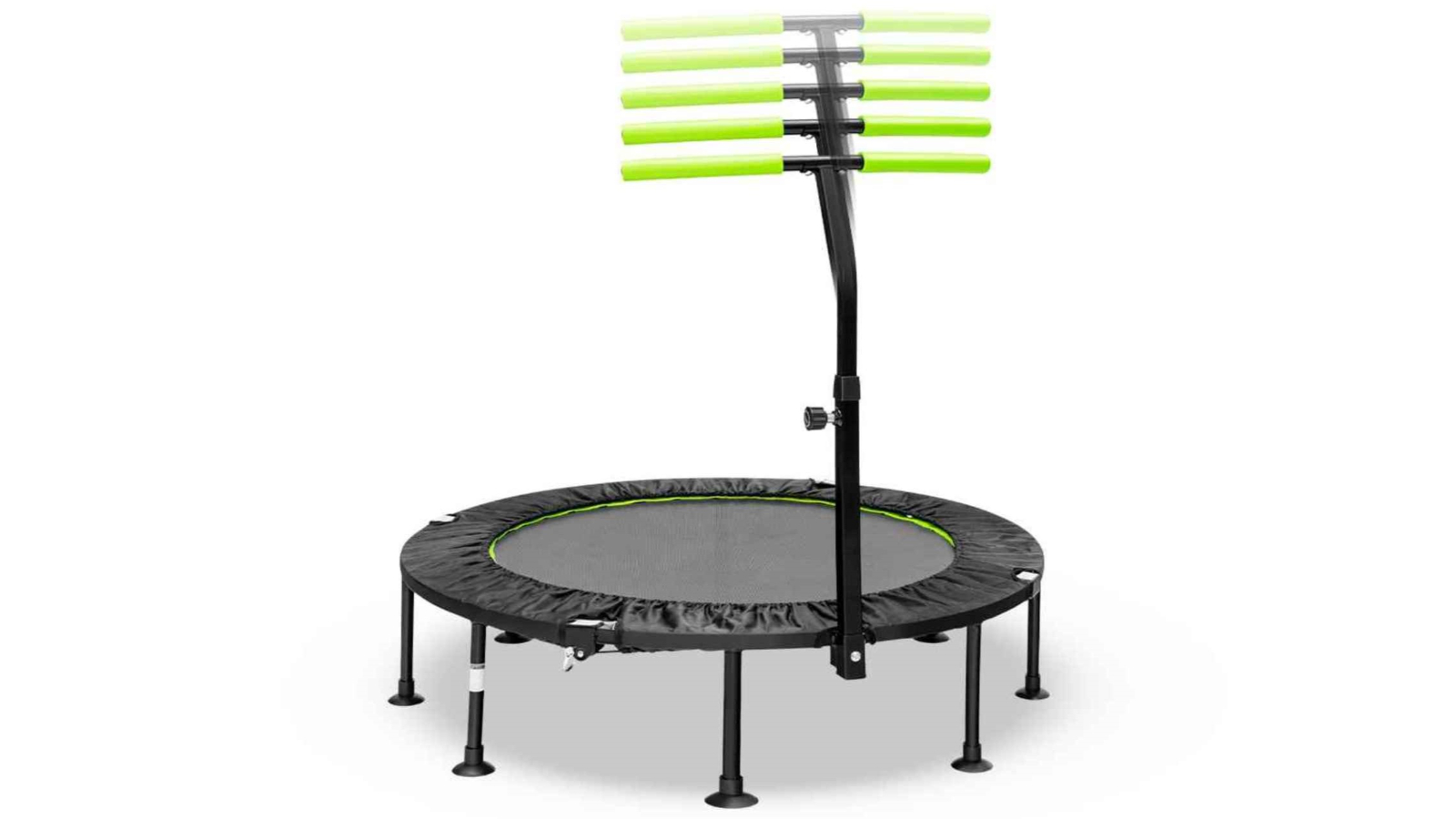 Costway Foldable Mini Trampoline with Adjustable Handrail