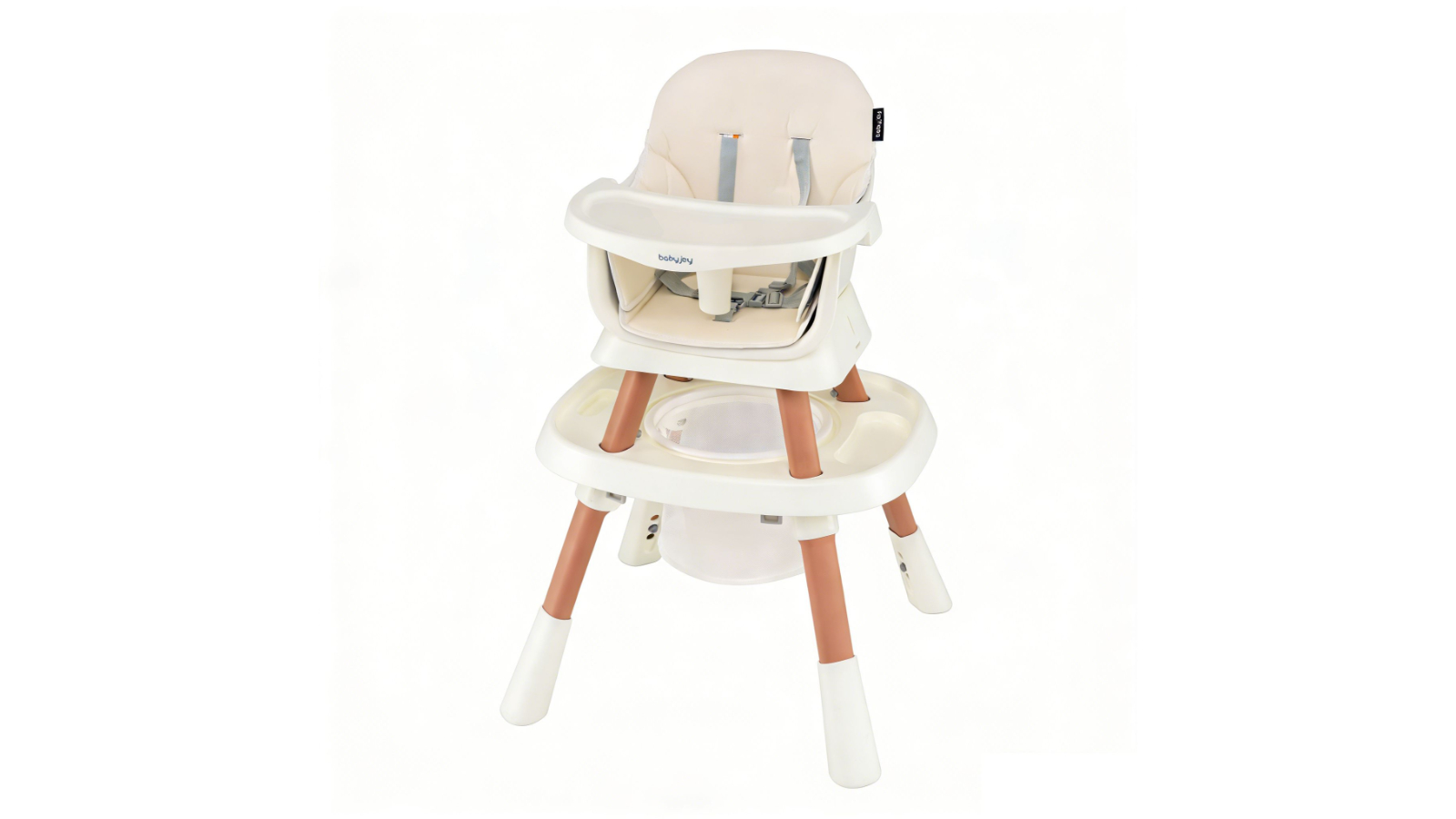 Costway 15-in-1 Convertible High Chair with Building Block and Tabletop Activity