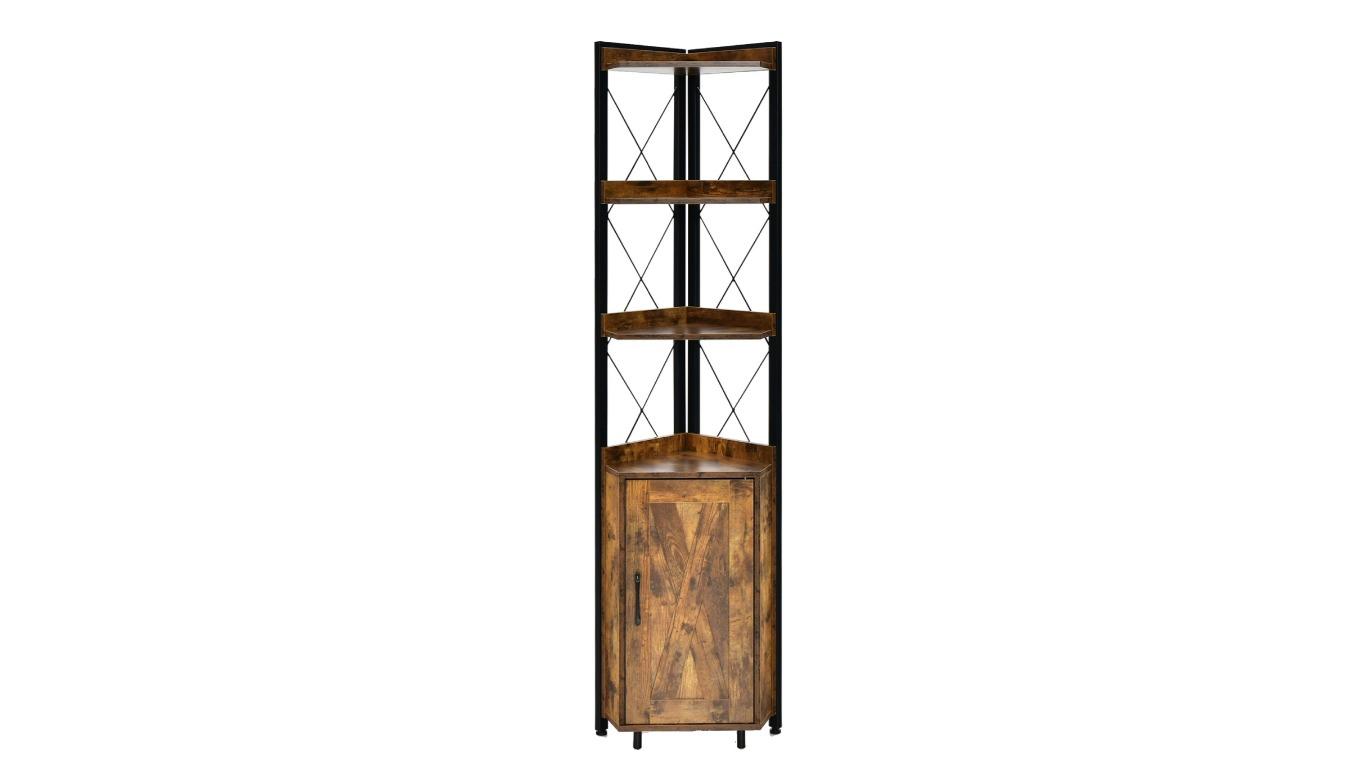 Costway Modern Living Room Corner Shelf Display Rack