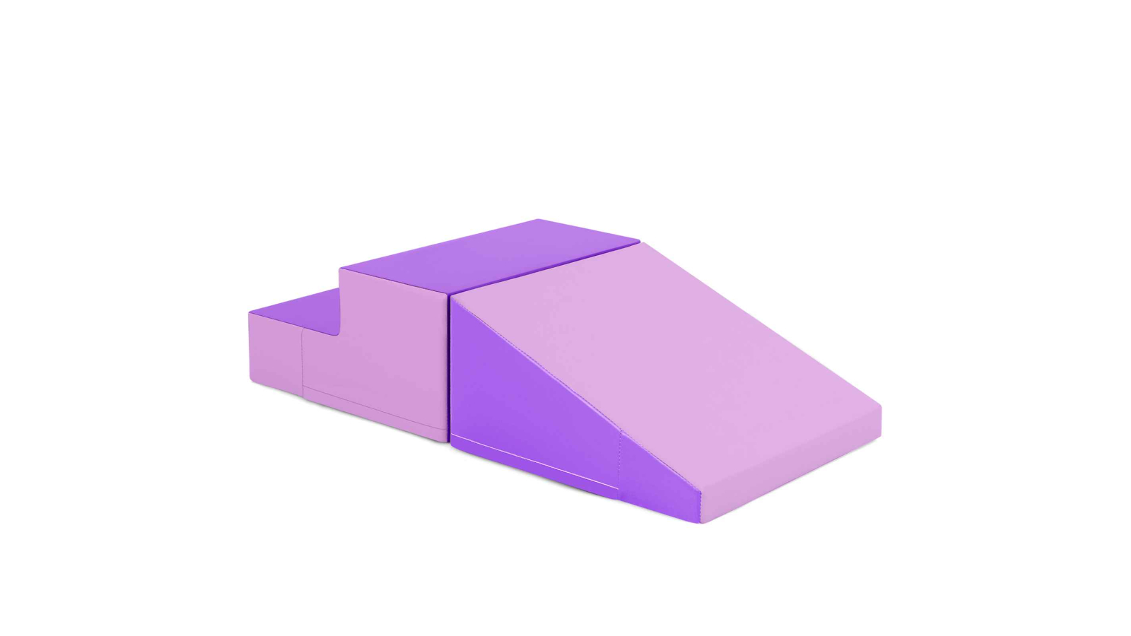 Costway 2 Piece Soft Foam Climbing Blocks Playset - Purple