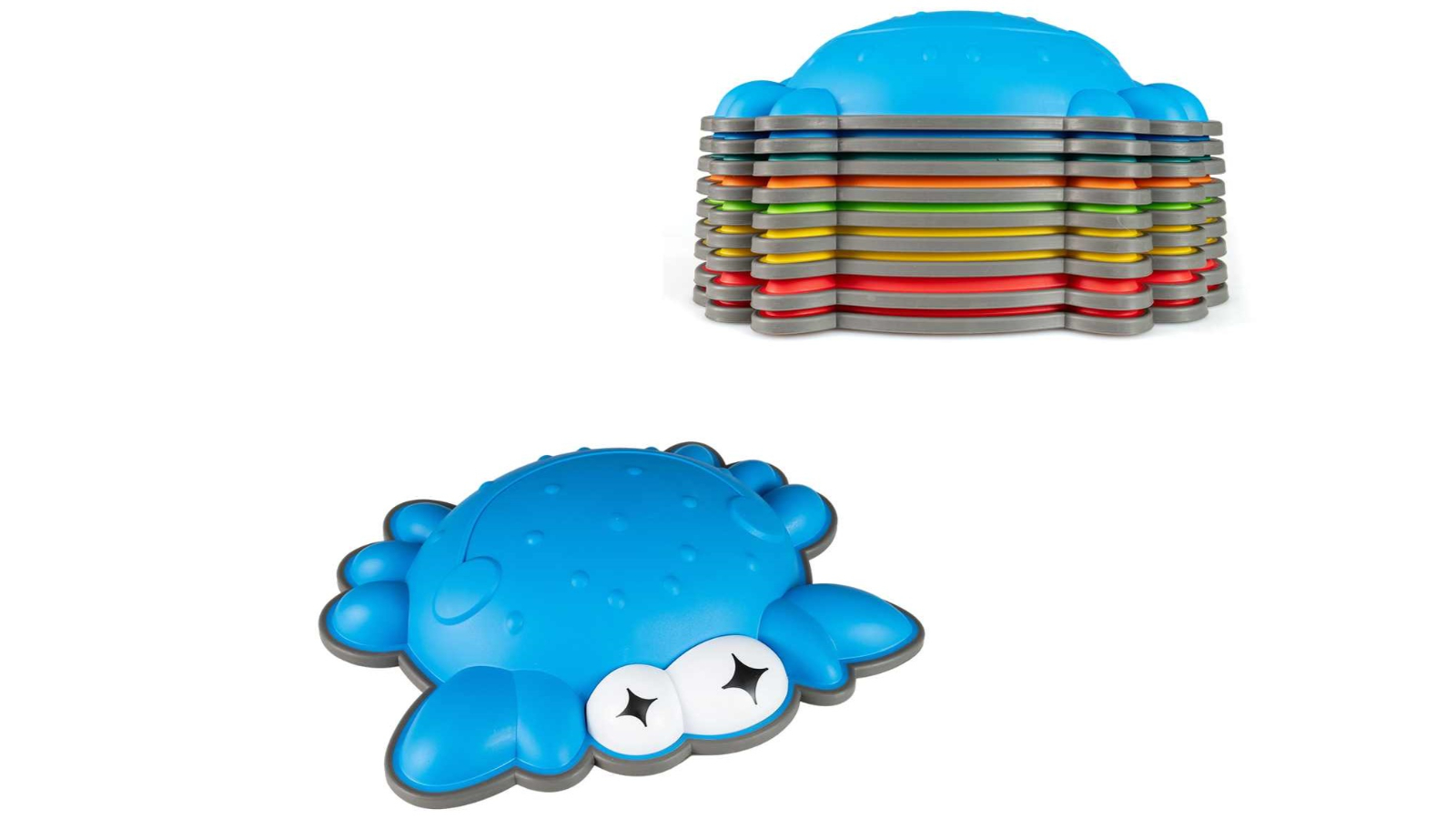 Costway 9 Piece Crab-Themed Stackable Balance Stone with Anti-Slip Sensory