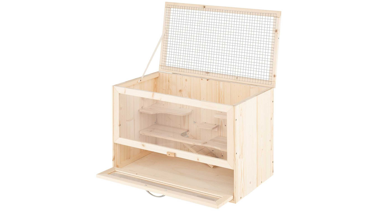 Costway 60 x 35.5 x 42cm Wood Hamster Cage