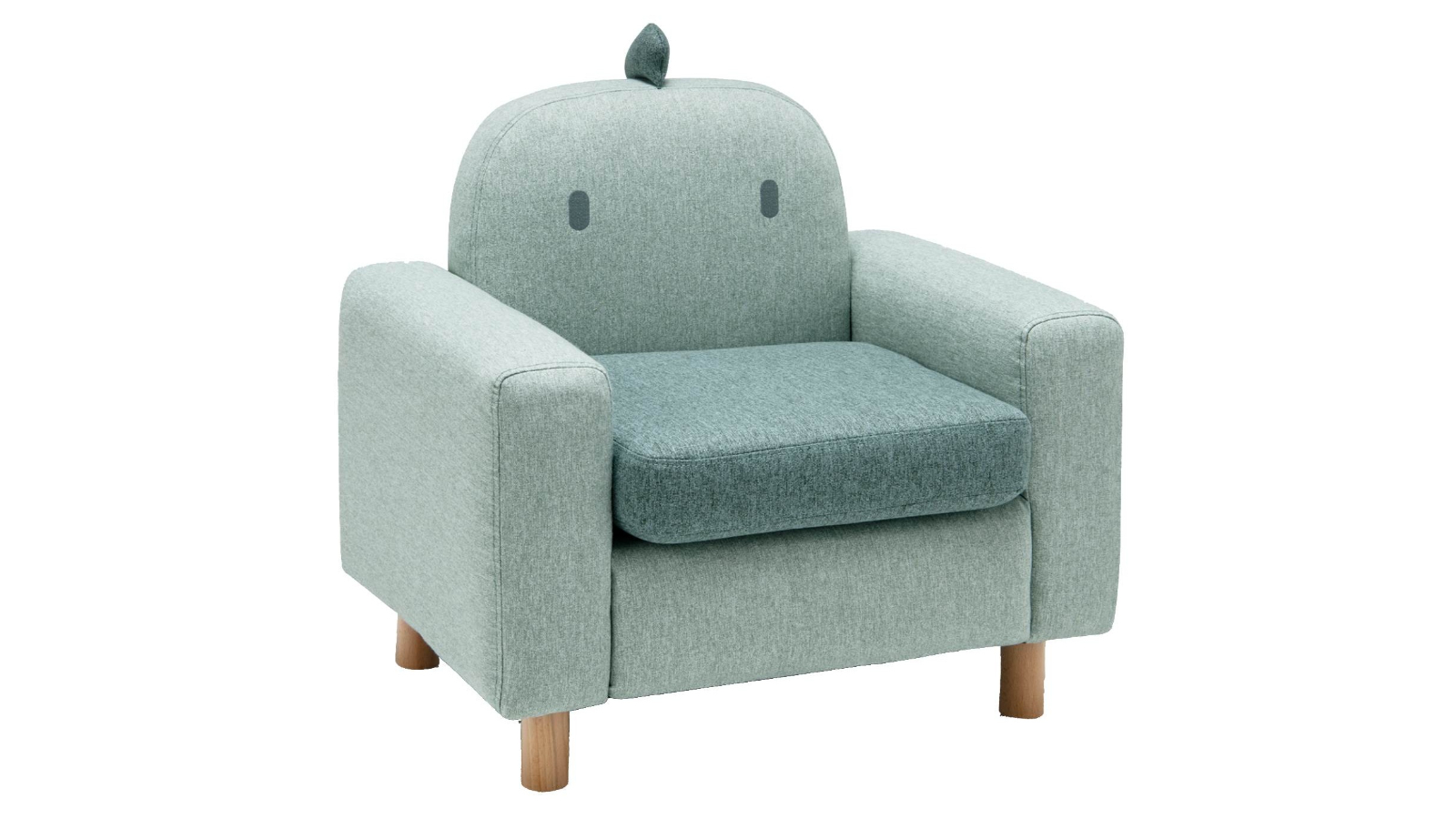 Costway Green Wood Armrest Chair Sofa