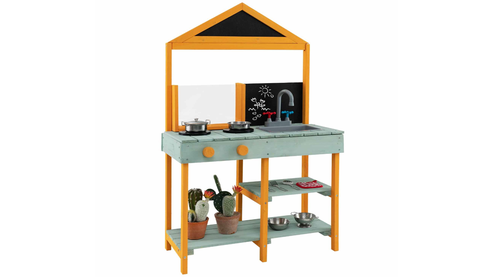 Costway Kids Kitchen Pretend Playset - Multi-colored