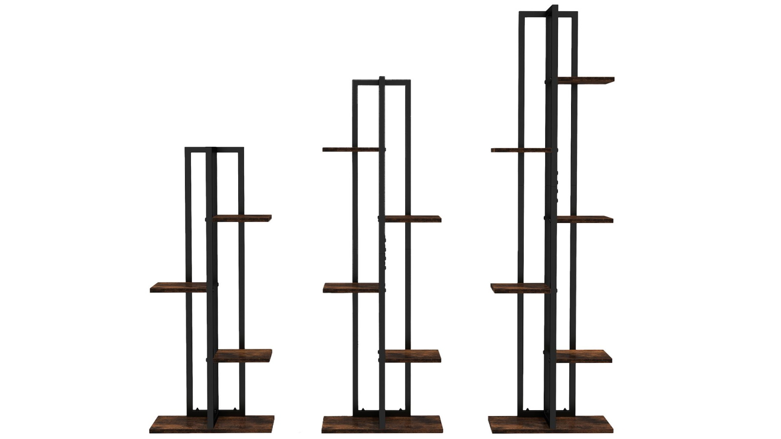 Costway 3-Piece Multi-Tier Plant Stand Set