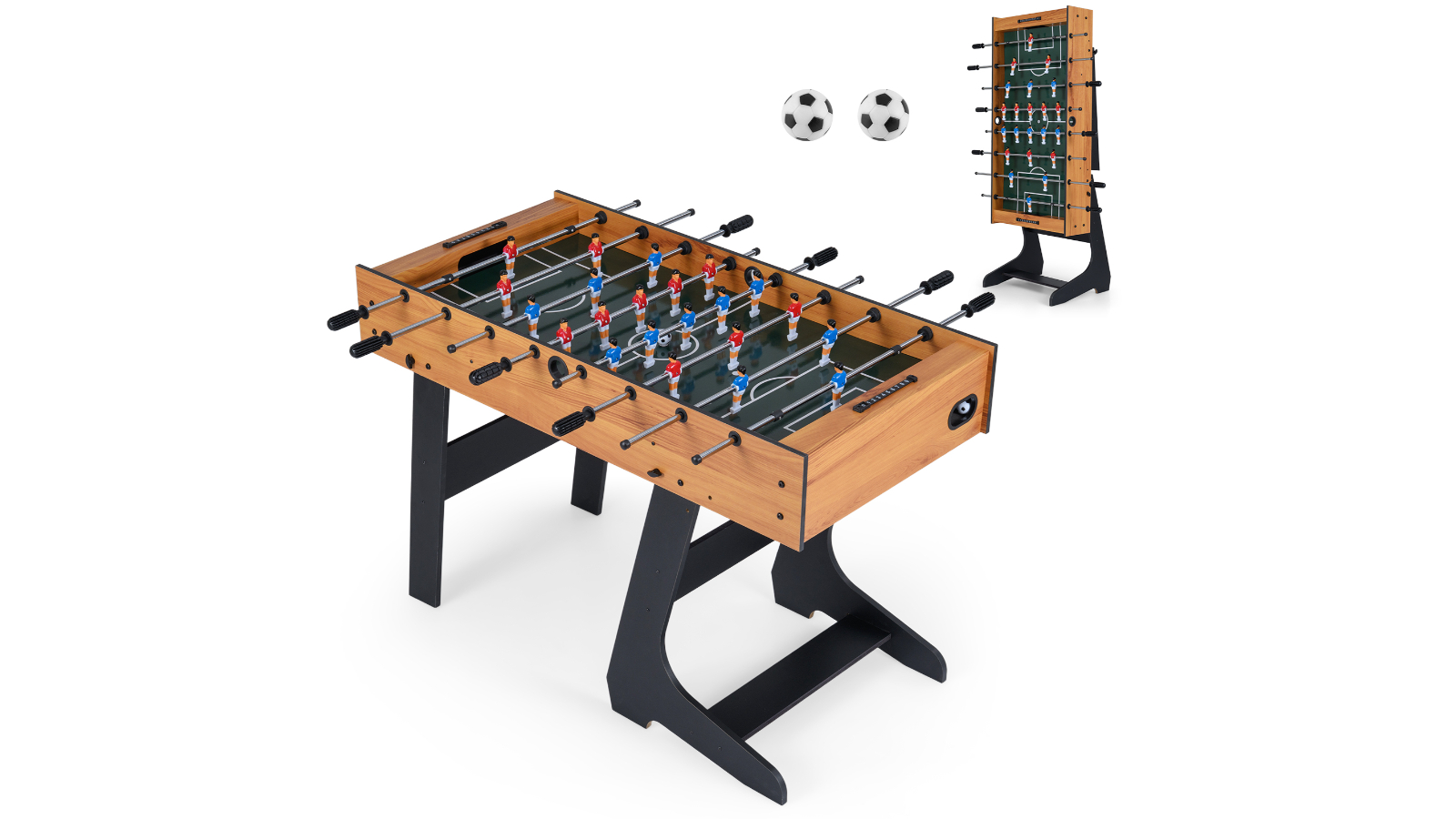 Costway 121cm Foldable Freestanding Foosball Table