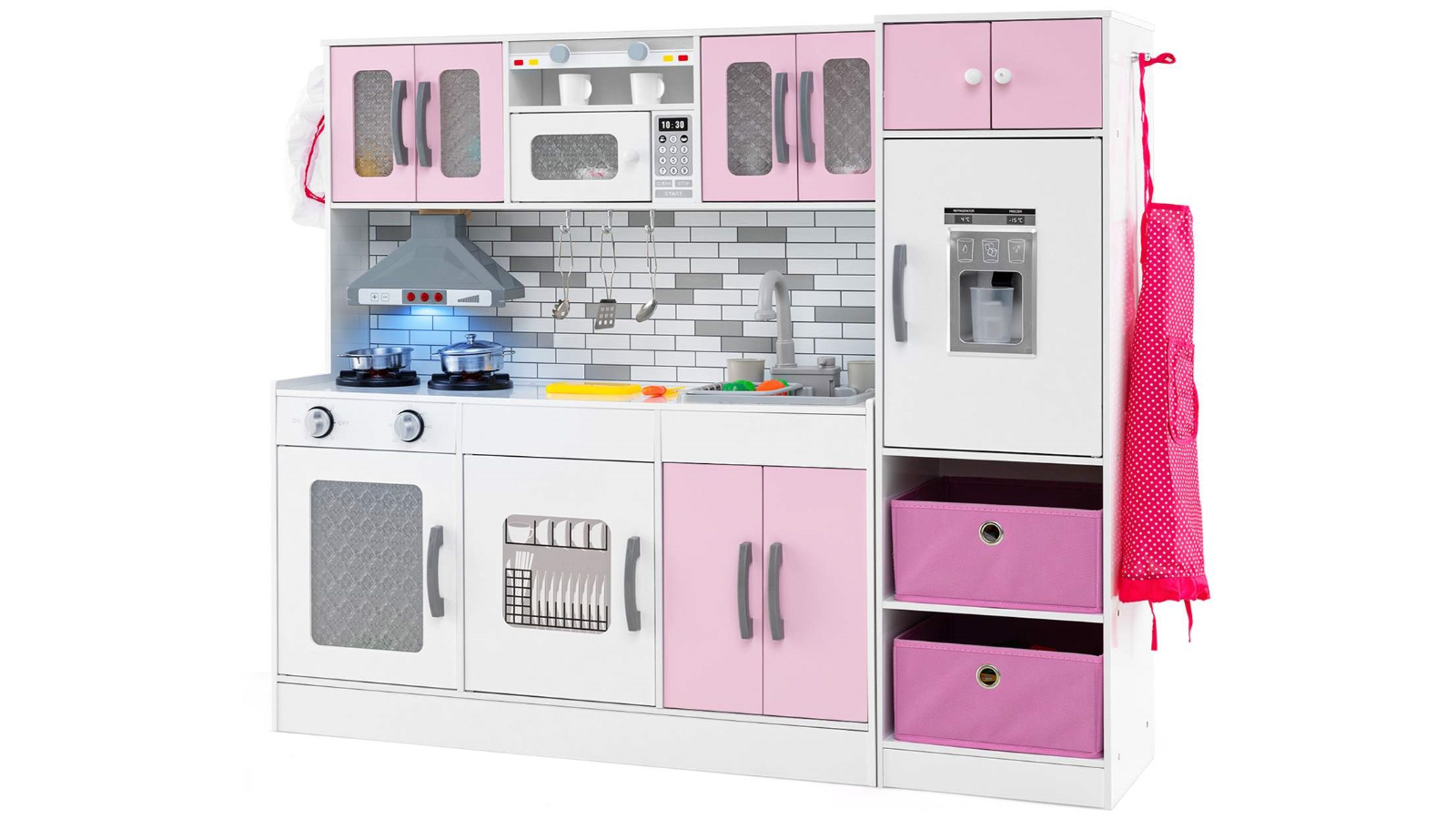 Costway Chef Super Kitchen Playset - Pink