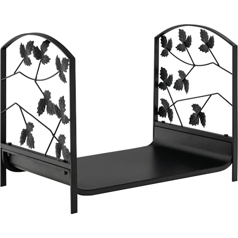 Costway 50 x 34 x 42cm Firewood Storage Rack with Handle