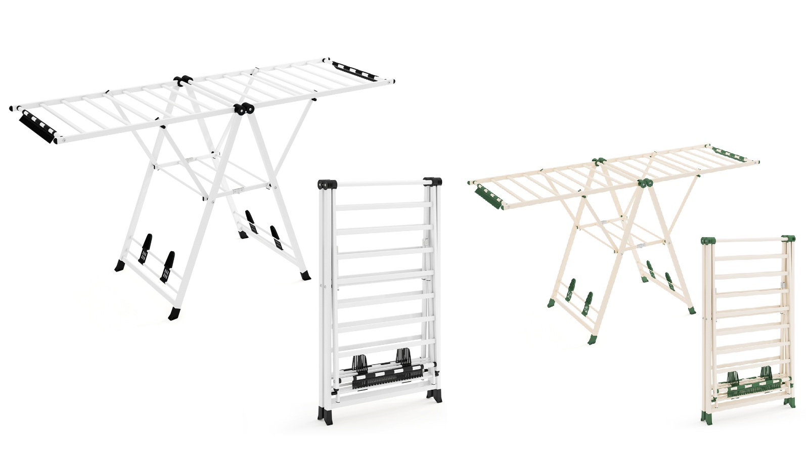 Costway Clothes Drying Rack with 20 Rails