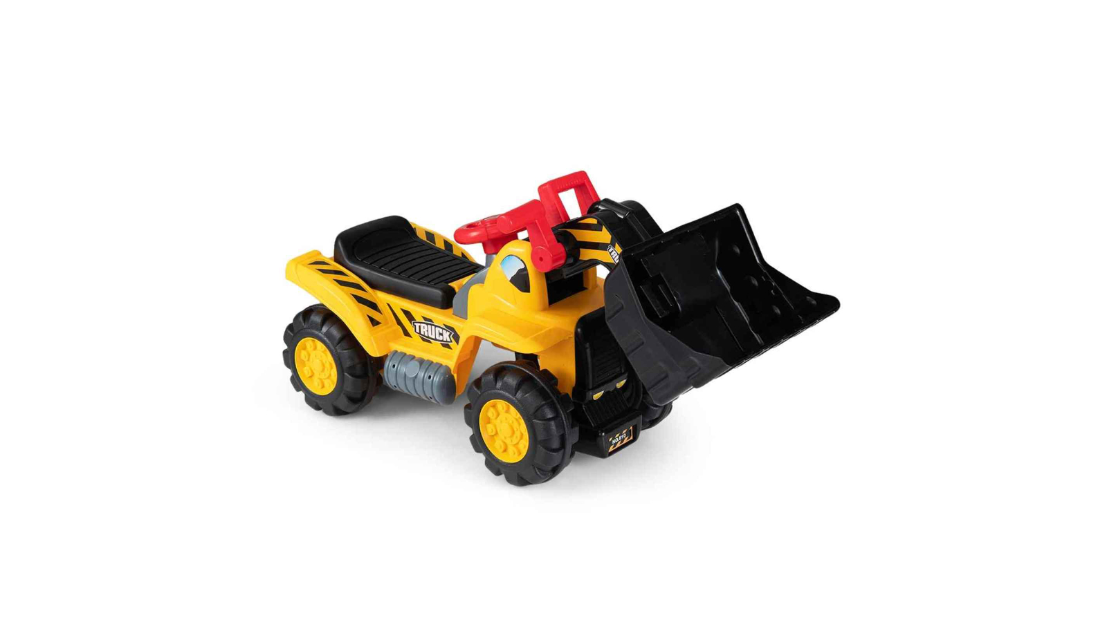 Costway 3-in-1 Ride-on Excavator Push Car with Helmet and Construction Vest