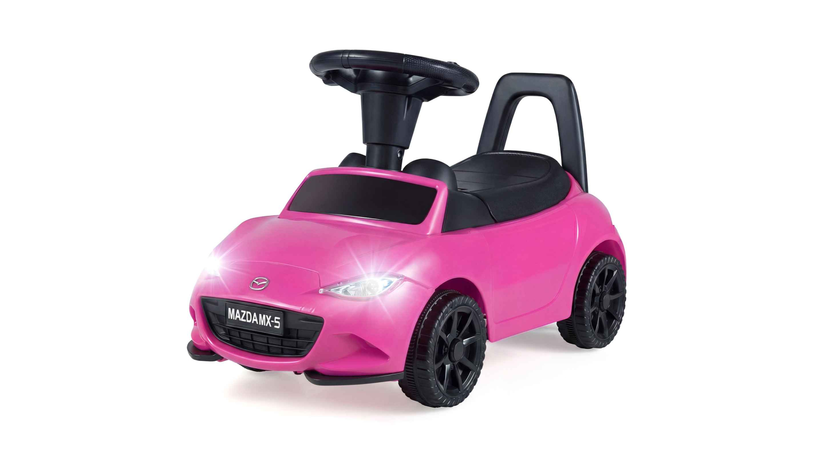 Costway Kids Ride-On Foot-to-Floor Sliding Push Car with Anti-Over Device - Pink