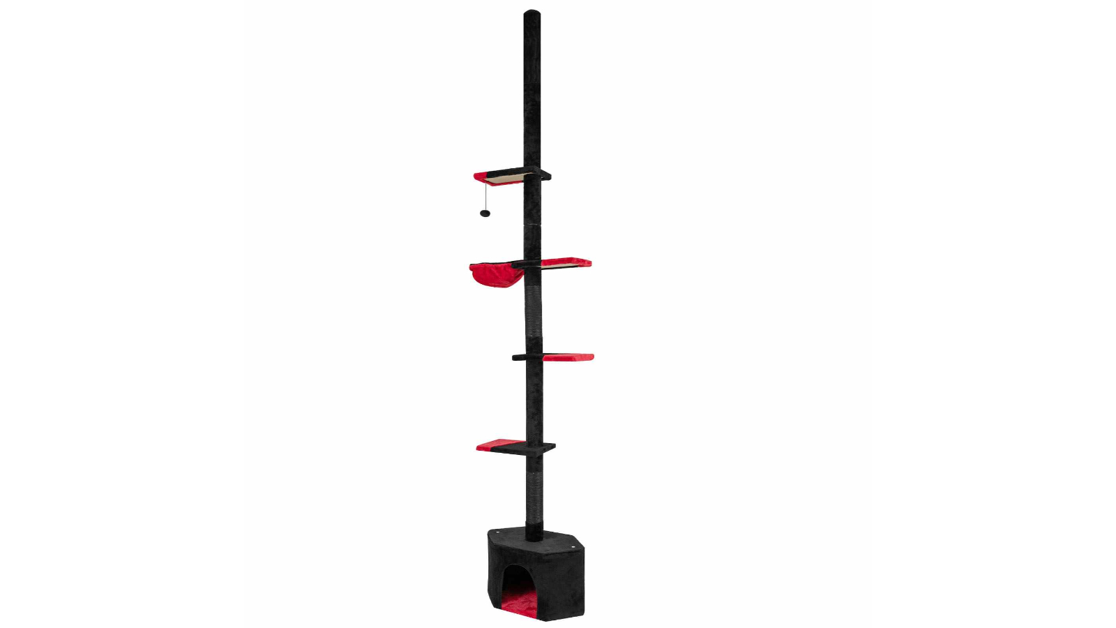 Costway Gothic Sisal Cat Tree/Tower Scratcher - 298cm