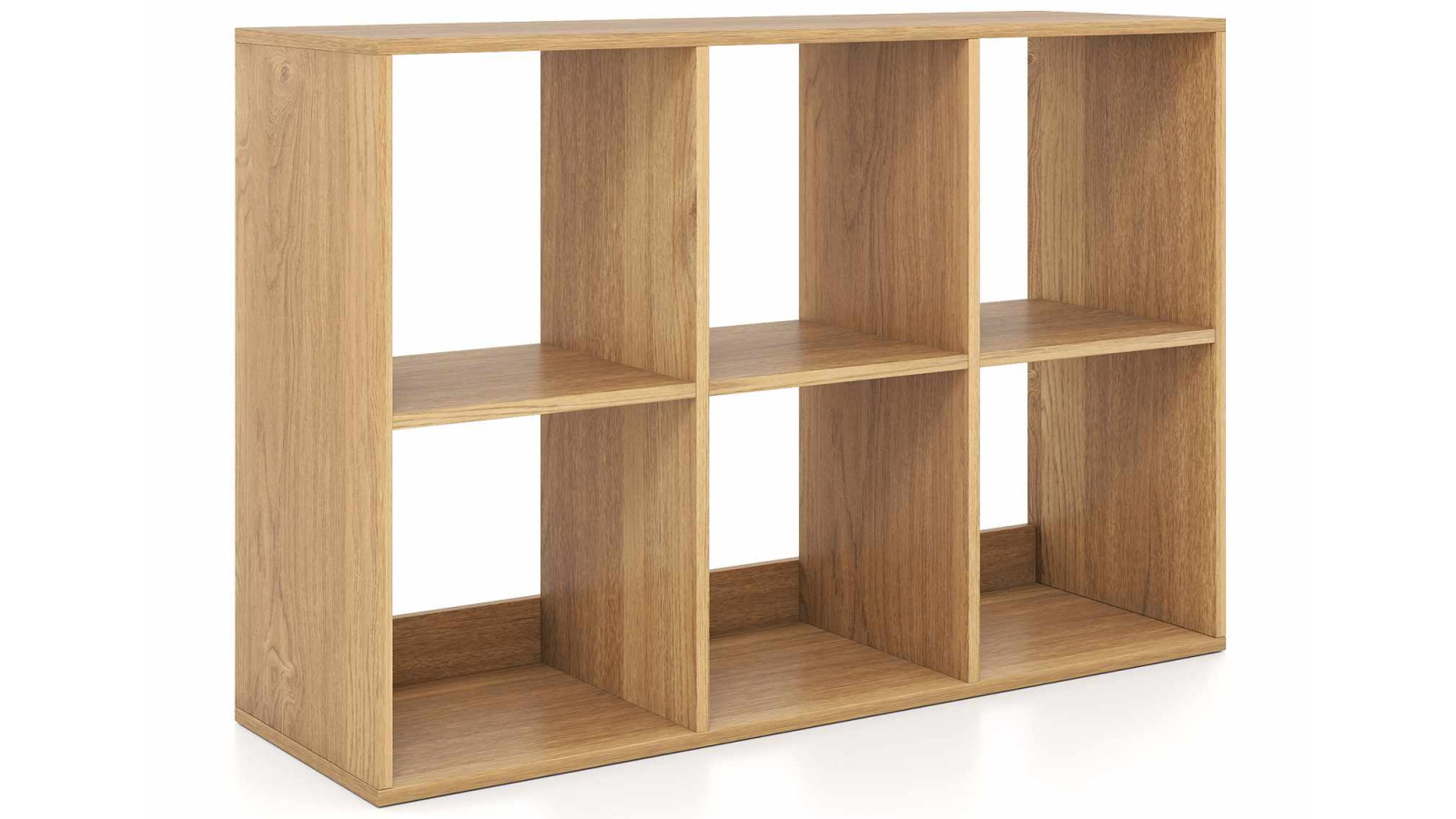 Costway 6-Tier Open Display Cube Bookshelf