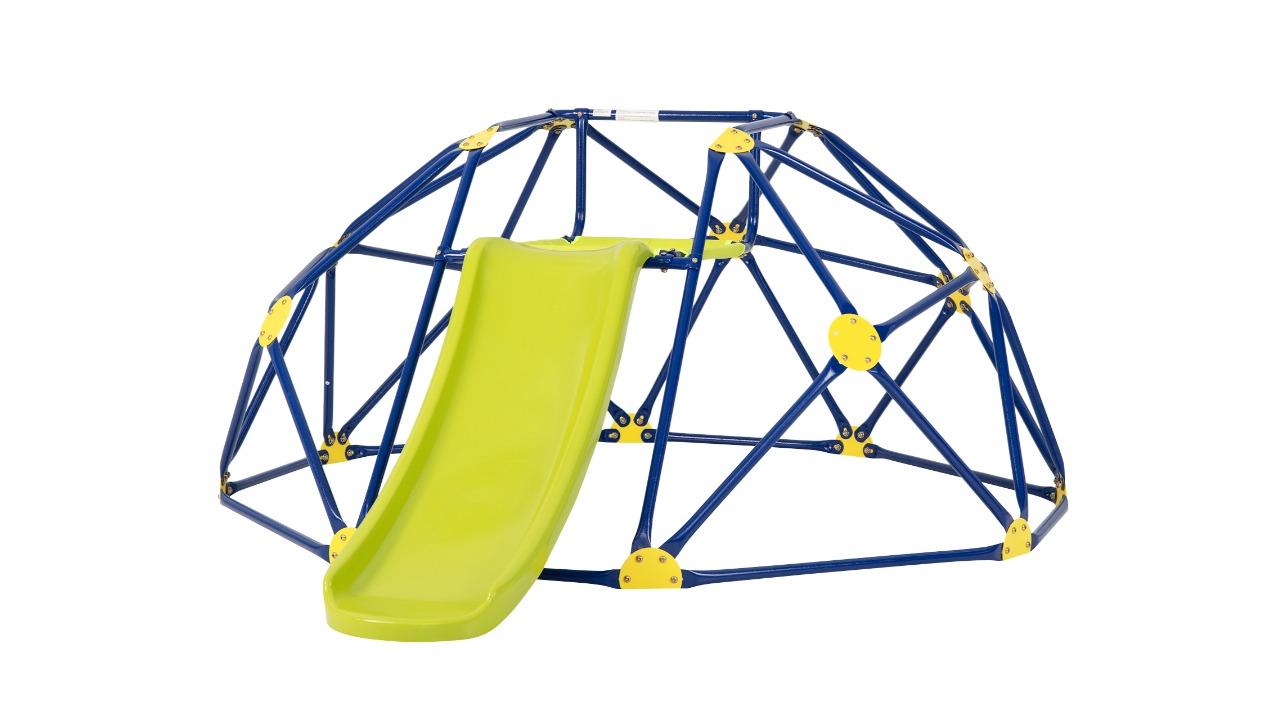 Costway 2-in-1 Dome Climb Playset - Yellow