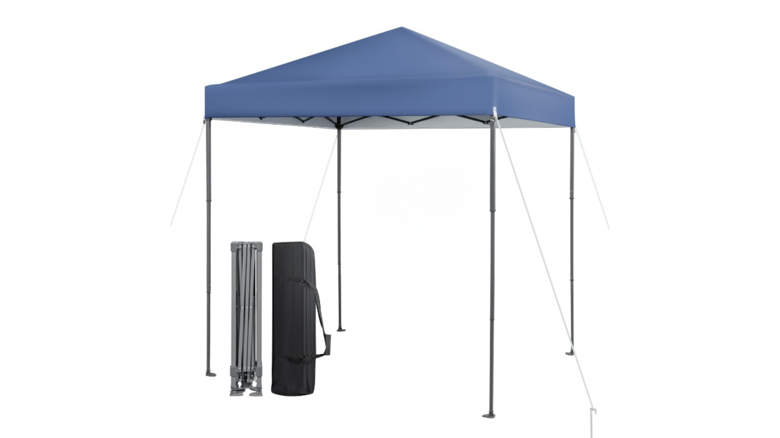 Costway 2 x 2metre Adjustable Outdoor Pop-Up Canopy with Carry Bag - Blue