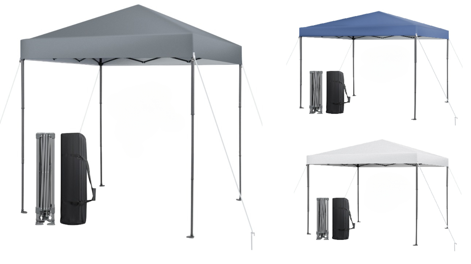 Costway 2 x 2metre Adjustable Outdoor Pop-Up Canopy with Carry Bag