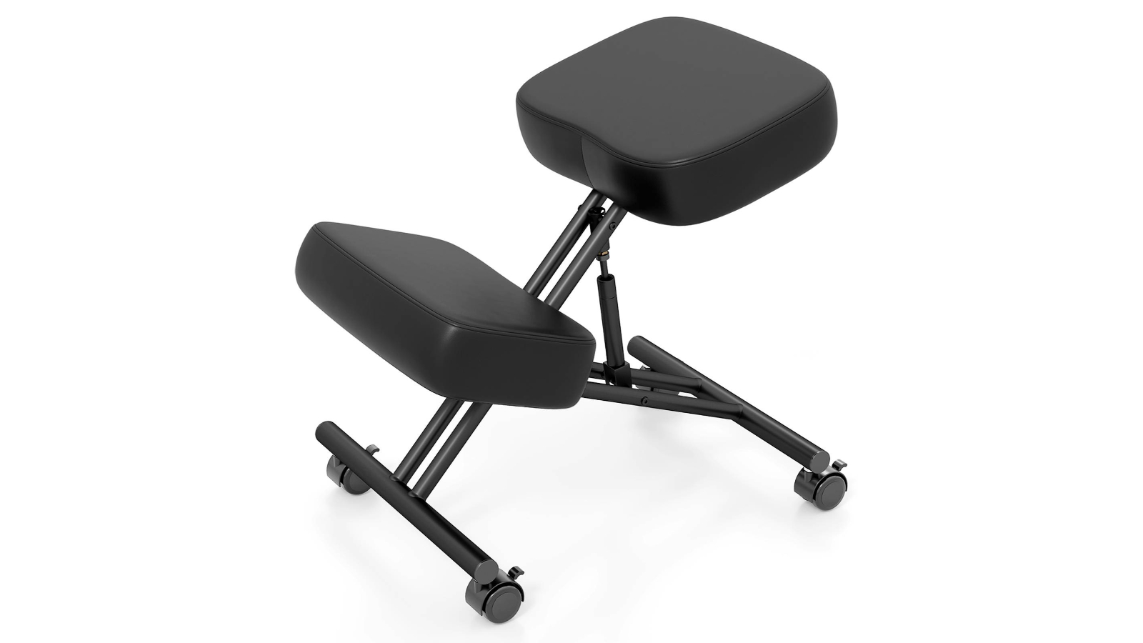 Costway Adjustable Posture Correction Kneeling Chair with Cushion and Knee Support