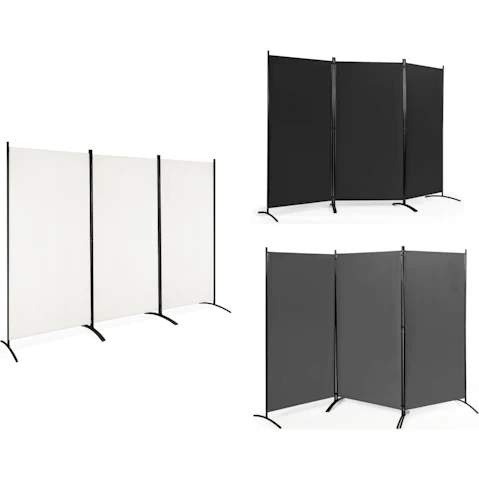 Costway 3-Panel Folding Room Divider Privacy Screen Partition