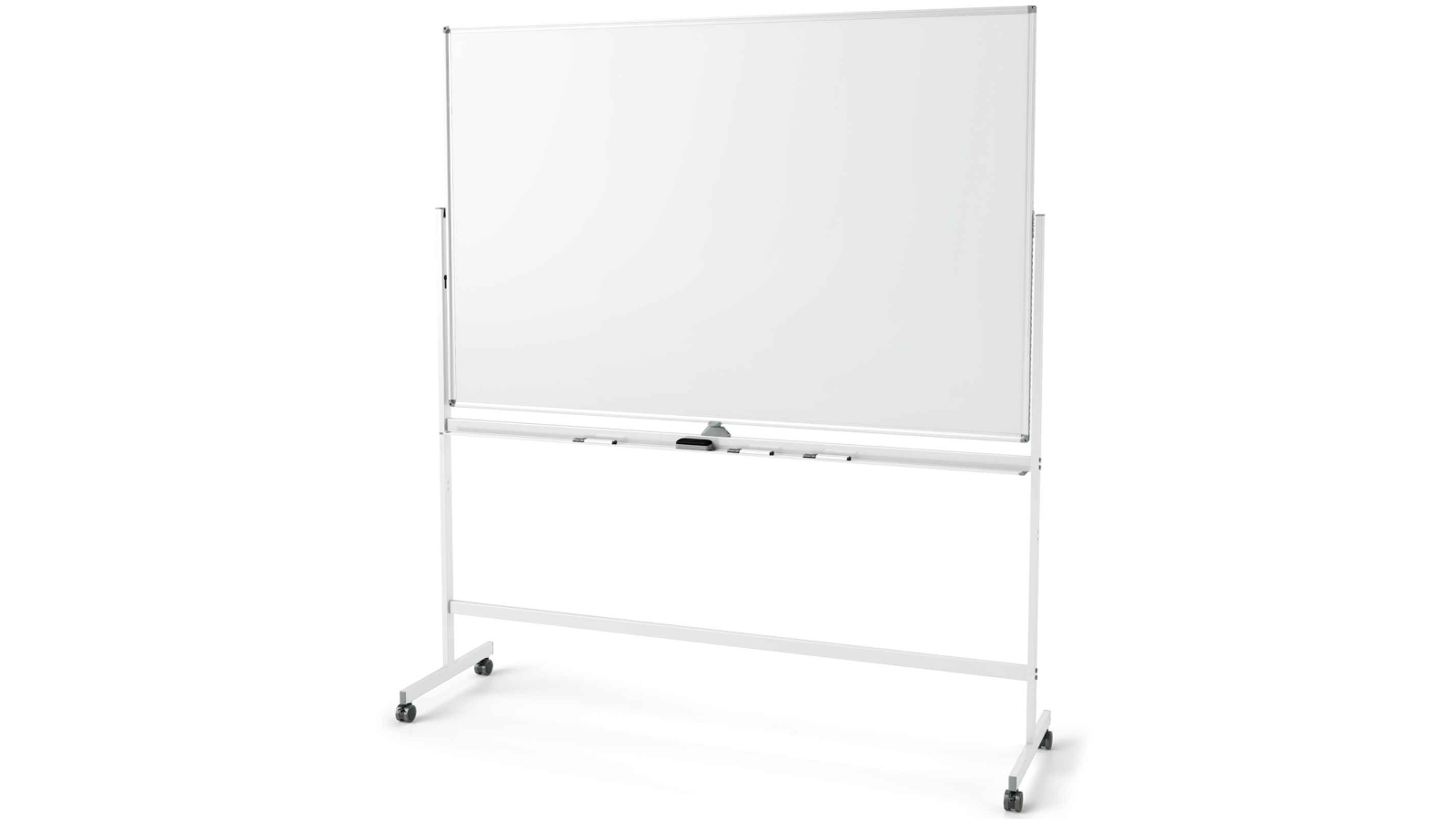 Costway Aluminum Frame 360 Mobile Double-Sided Whiteboard - 1.95 x 1.2metre