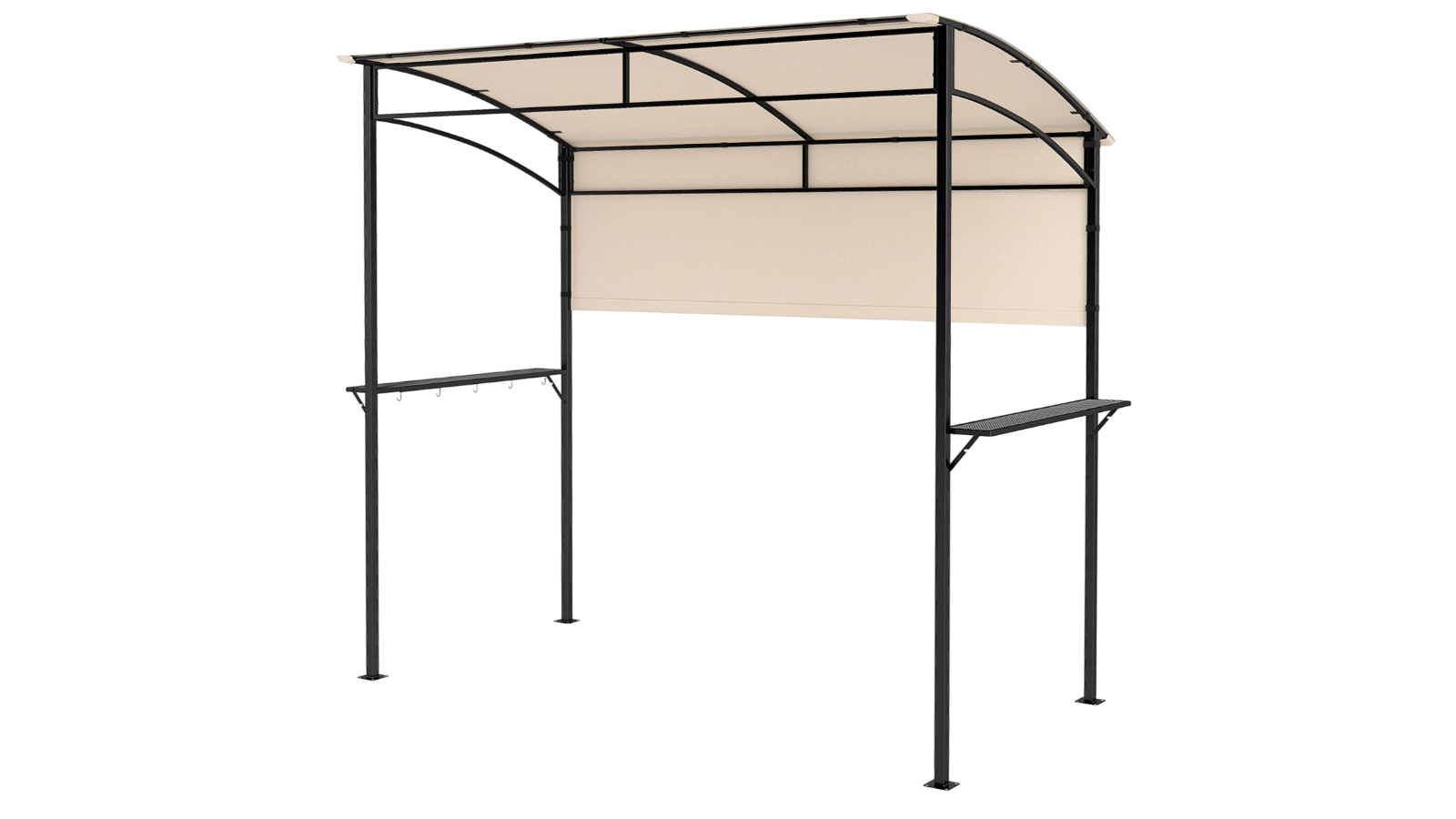 Costway Beige Outdoor Grill Gazebo