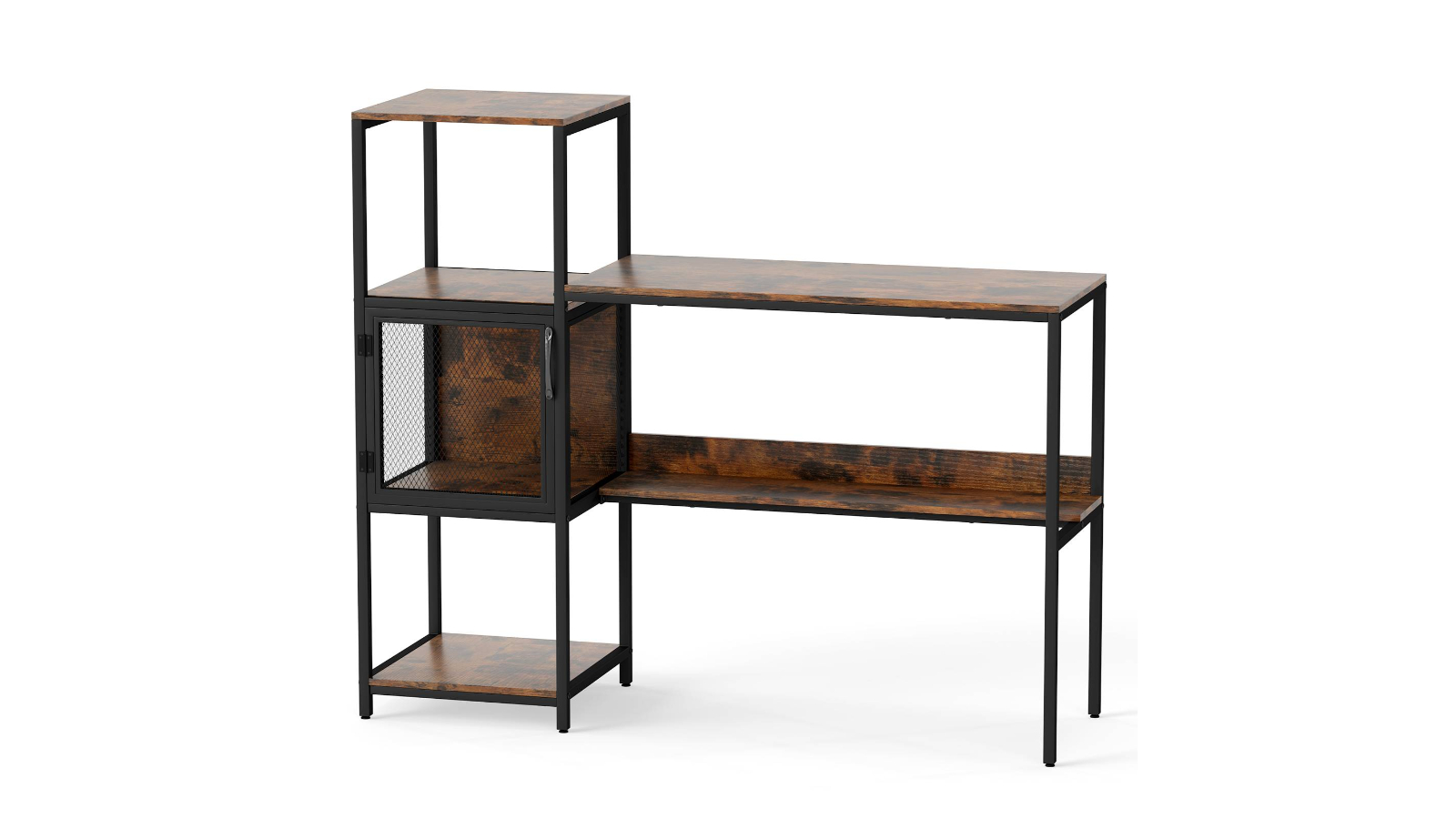 Costway Office Desk with Bookshelf