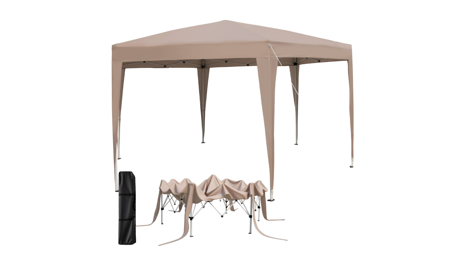 Costway 4 x 3.5metre Portable Hexagonal Pop-Up Canopy
