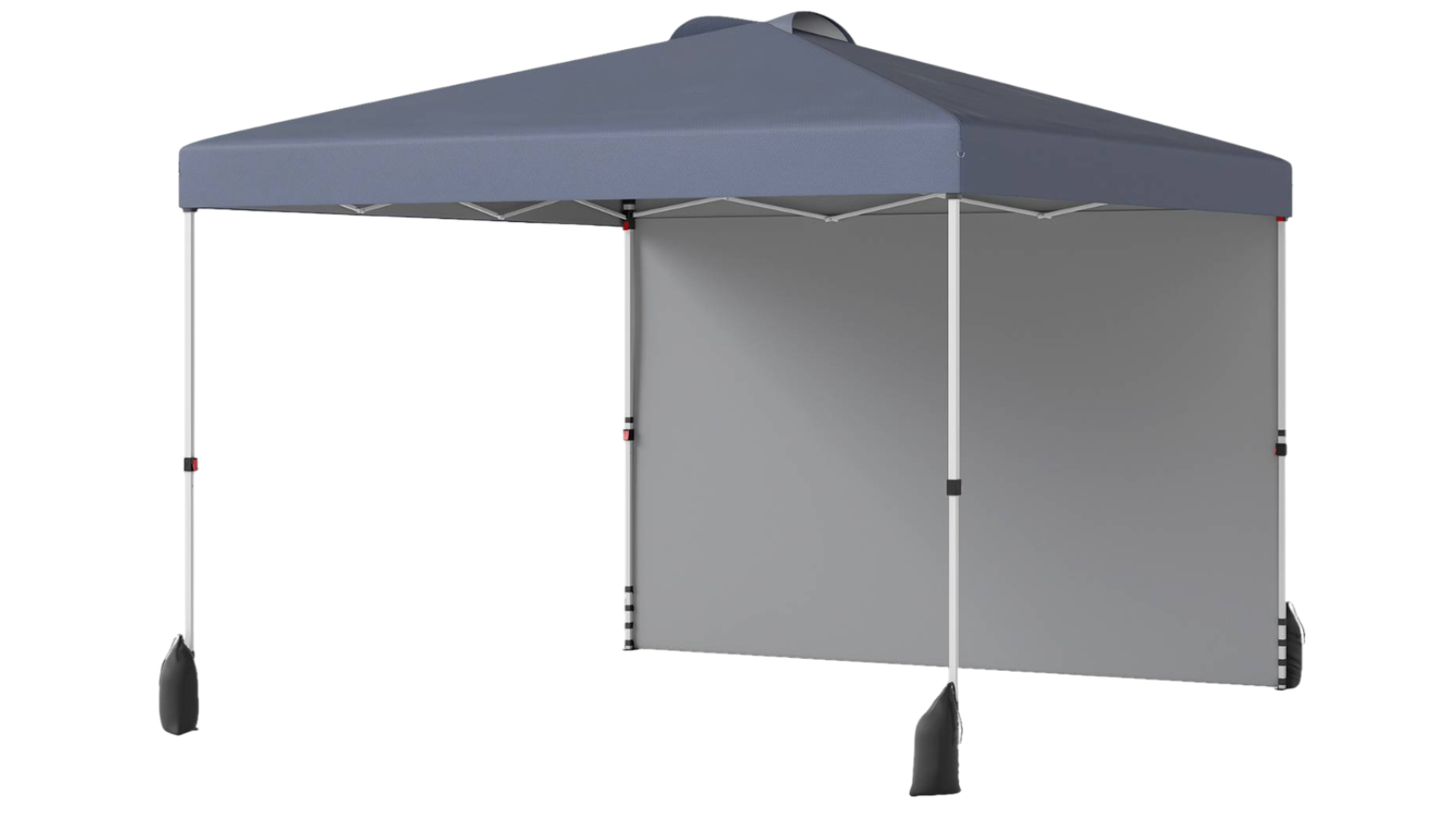 Costway 3 x 3metre Grey Portable Pop-Up Canopy Tent with Wheeled Bag
