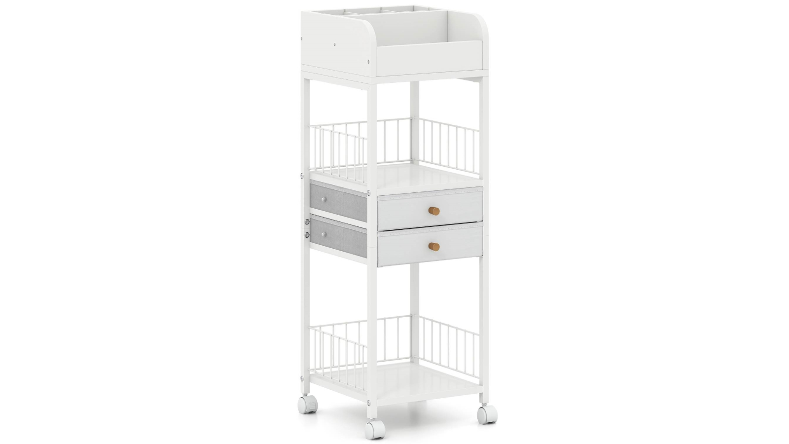 Costway Makeup Organizer Cart with Drawer