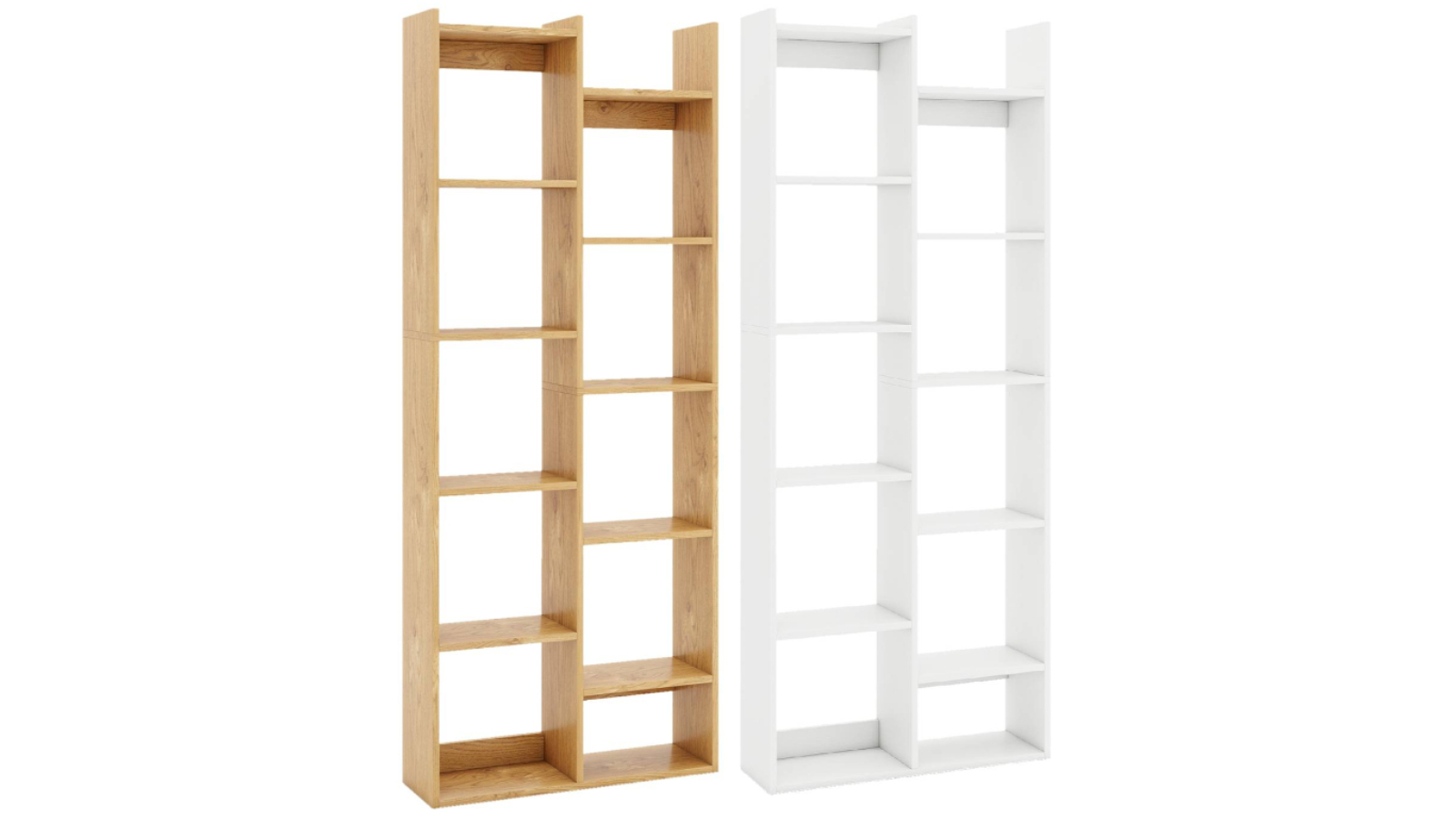 Costway 12-Tier Tree-Shaped Bookcase with Anti-Tipping Kit