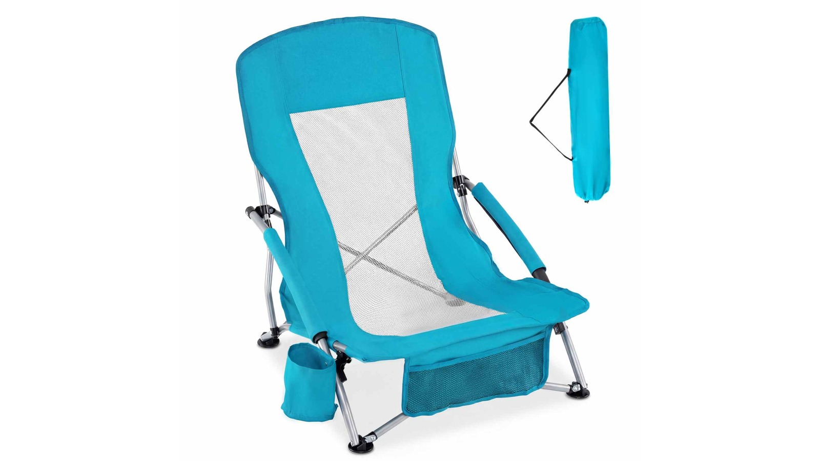 Costway Camping Folding Beach Chair