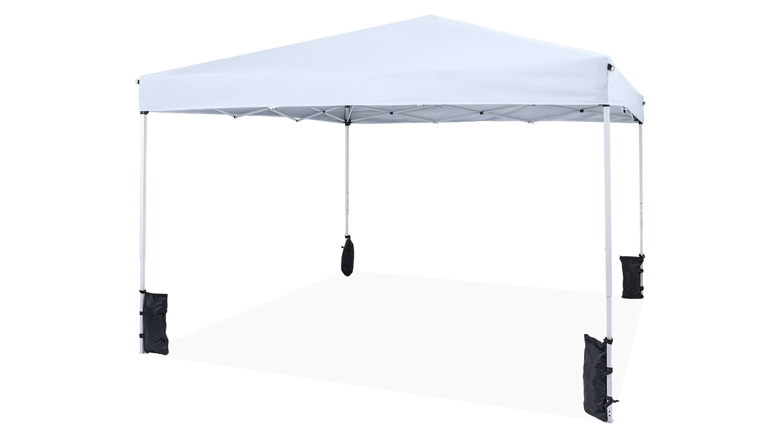Costway 3 x 3metre Portable Pop-Up Canopy Tent with Carrying Bag - White