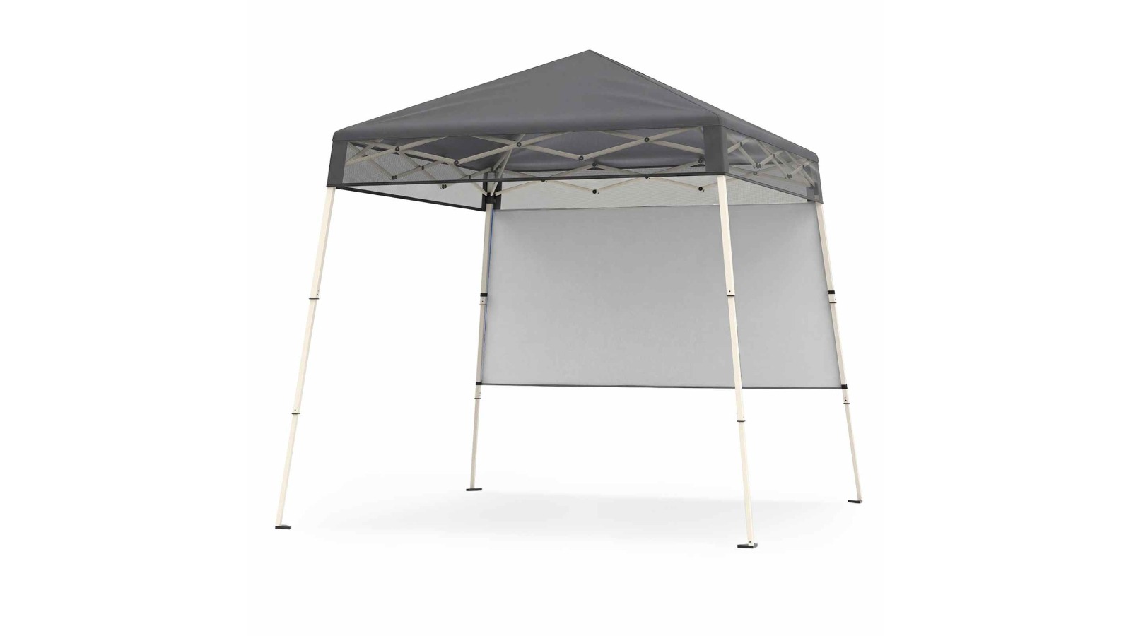 Costway Half Sidewall Portable Pop-Up Canopy - Grey