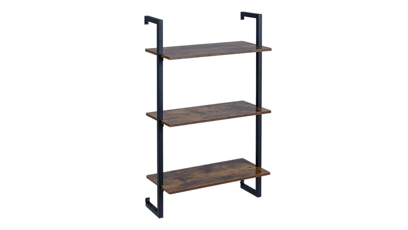 Costway 3-Tier Industrial Kitchen Wall Hanging Bookshelf